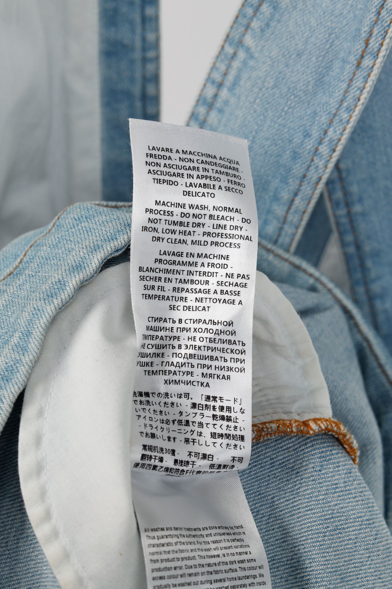 Stella McCartney Stella McCartney Anne Stretch-Denim Mini Dress Size M / US 6-8 / IT 42-44 - 13 Thumbnail