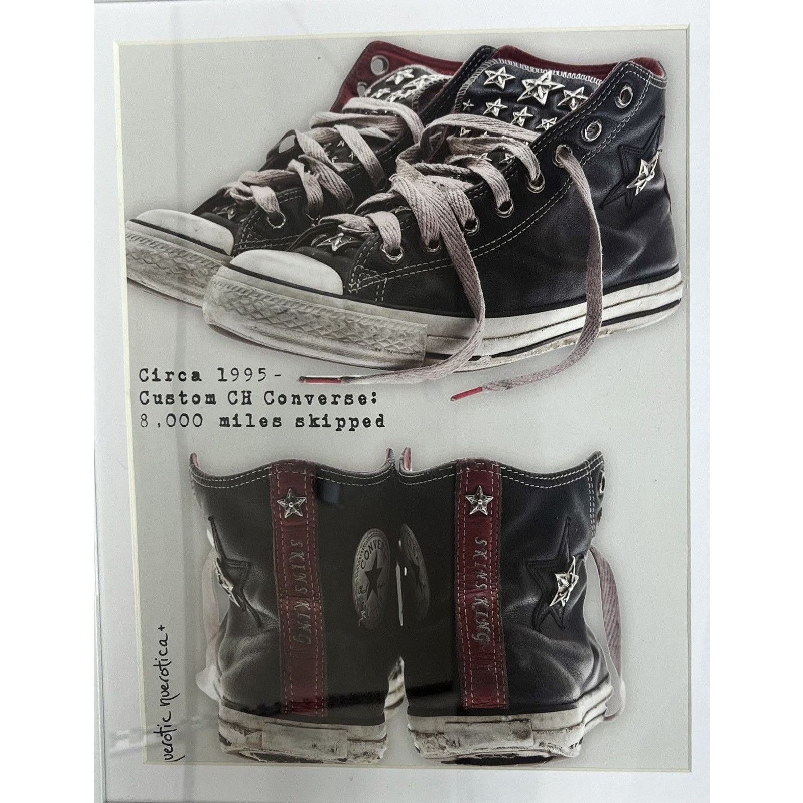 Chrome Hearts Chrome Hearts converse shoes Framed poster 9x11 Size ONE SIZE - 2 Thumbnail