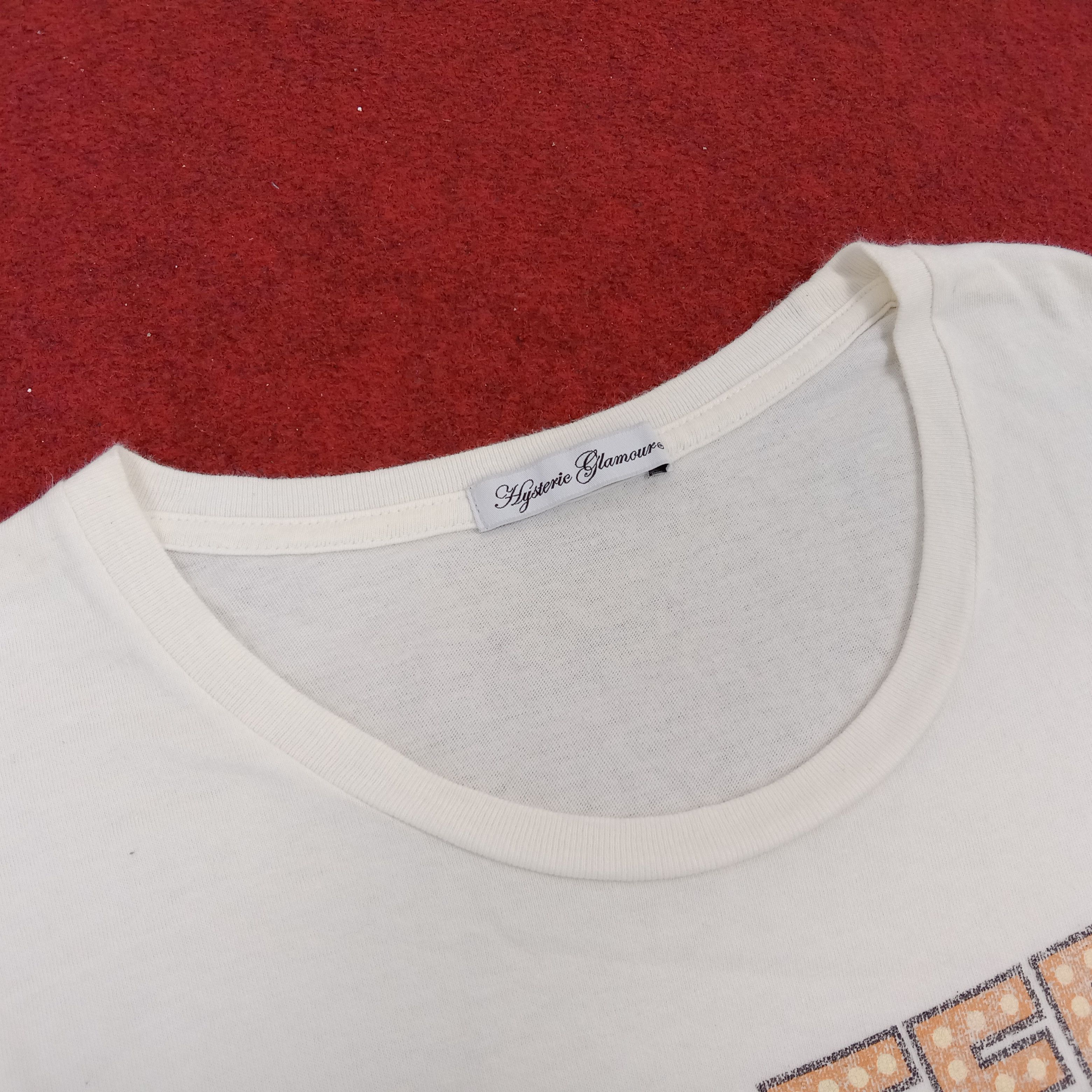 Hysteric Glamour Hysteric Glamour Japanese Brand Center Design Tshirt Size XS / US 0-2 / IT 36-38 - 4 Thumbnail