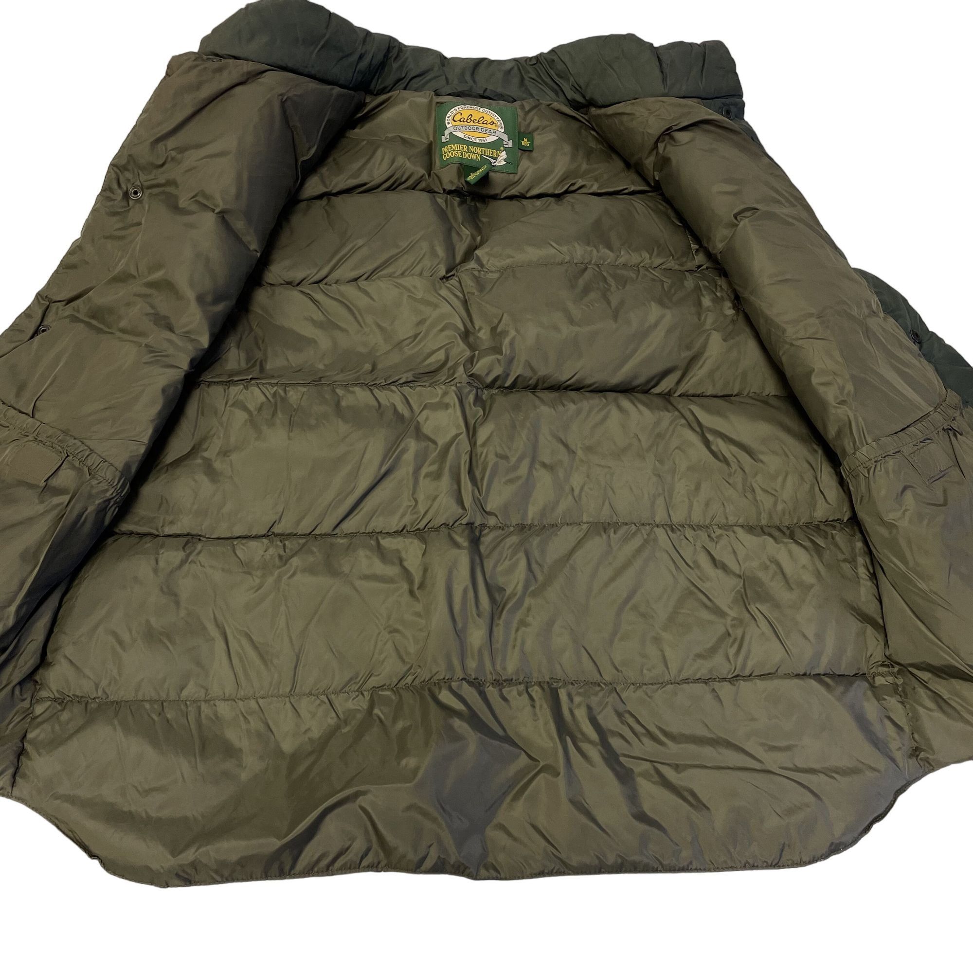 Cabelas Vtg Cabela's Green GOOSE DOWN Filled Waistcoat Hunting Vest Size US M / EU 48-50 / 2 - 3 Thumbnail