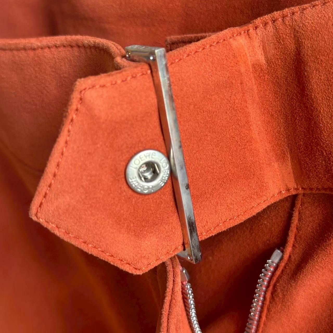 Loewe LOEWE Suede Wrap Skirt – Burnt Orange – Made in Spain – NWT Size 28" / US 6 / IT 42 - 7 Thumbnail