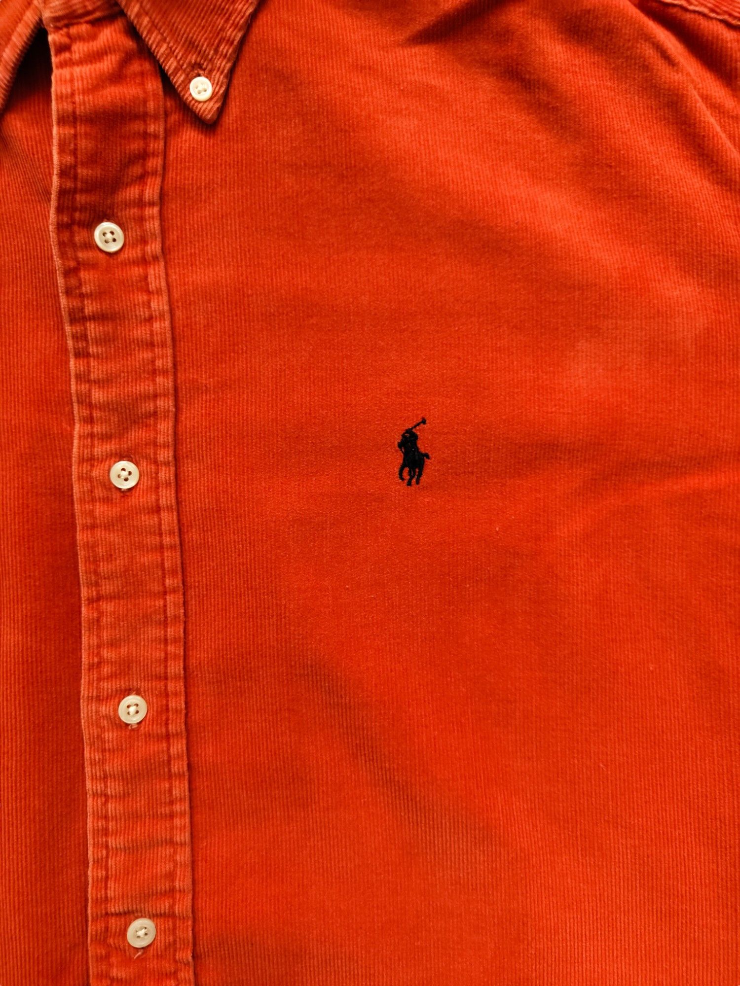 Ralph Lauren Ralph Lauren Orange Corduroy Shirt Size US L / EU 52-54 / 3 - 3 Thumbnail