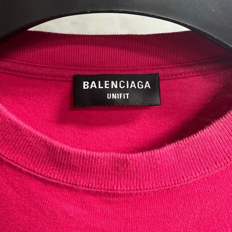 Balenciaga Balenciaga Red monogram printed short sleeve T-shirt 2505-N Size US XXS / EU 40 - 2 Thumbnail