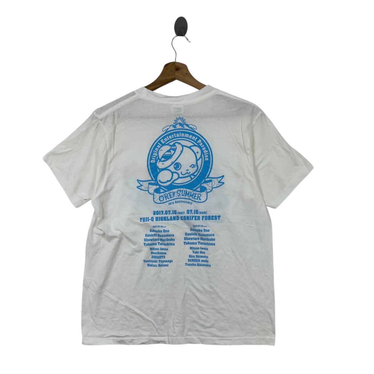 Orvis ORE!! SUMMER FESTIVAL Fuji Music Daisuke Ono Tee Shirt Top Size M / US 6-8 / IT 42-44 - 5 Thumbnail
