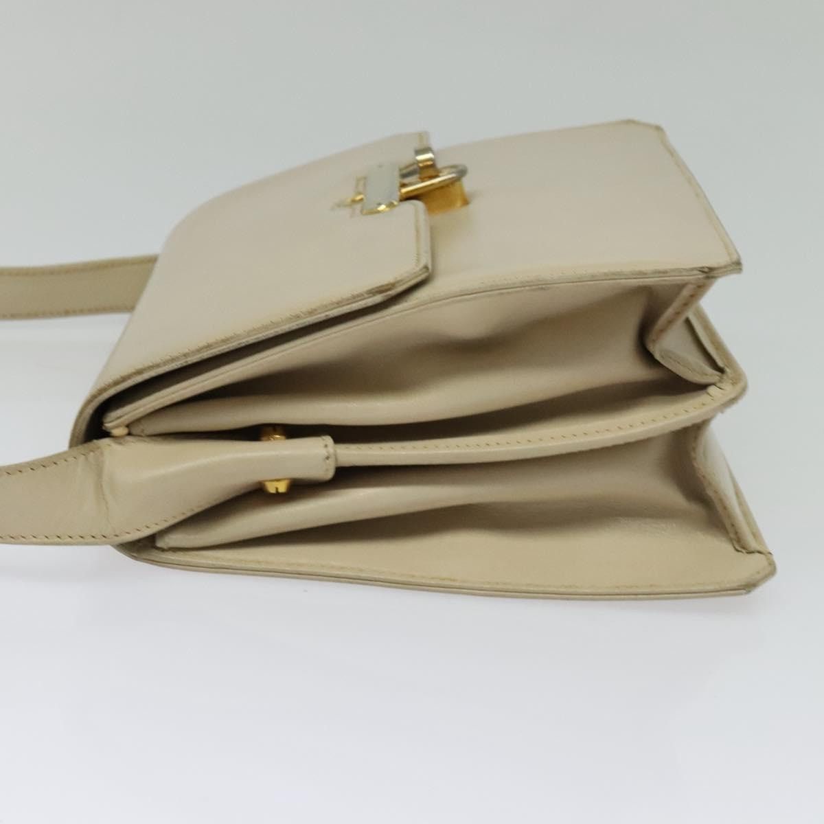 Gucci GUCCI Shoulder Bag Leather Cream Gold Size ONE SIZE - 3 Thumbnail