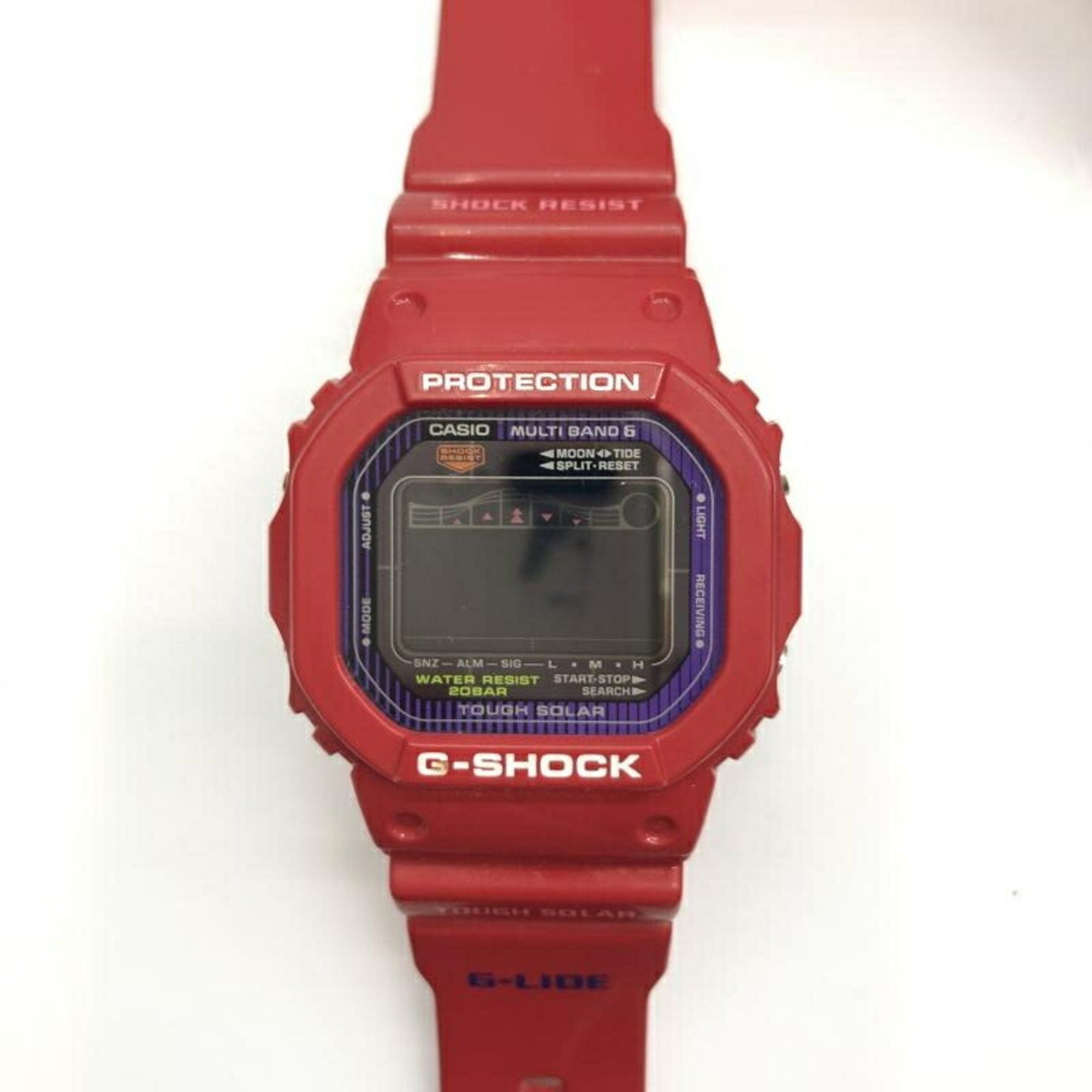 image of Casio G-Shock Watch Gwx-5600C-4Jf G-Shock Tough Solar in Red, Women's