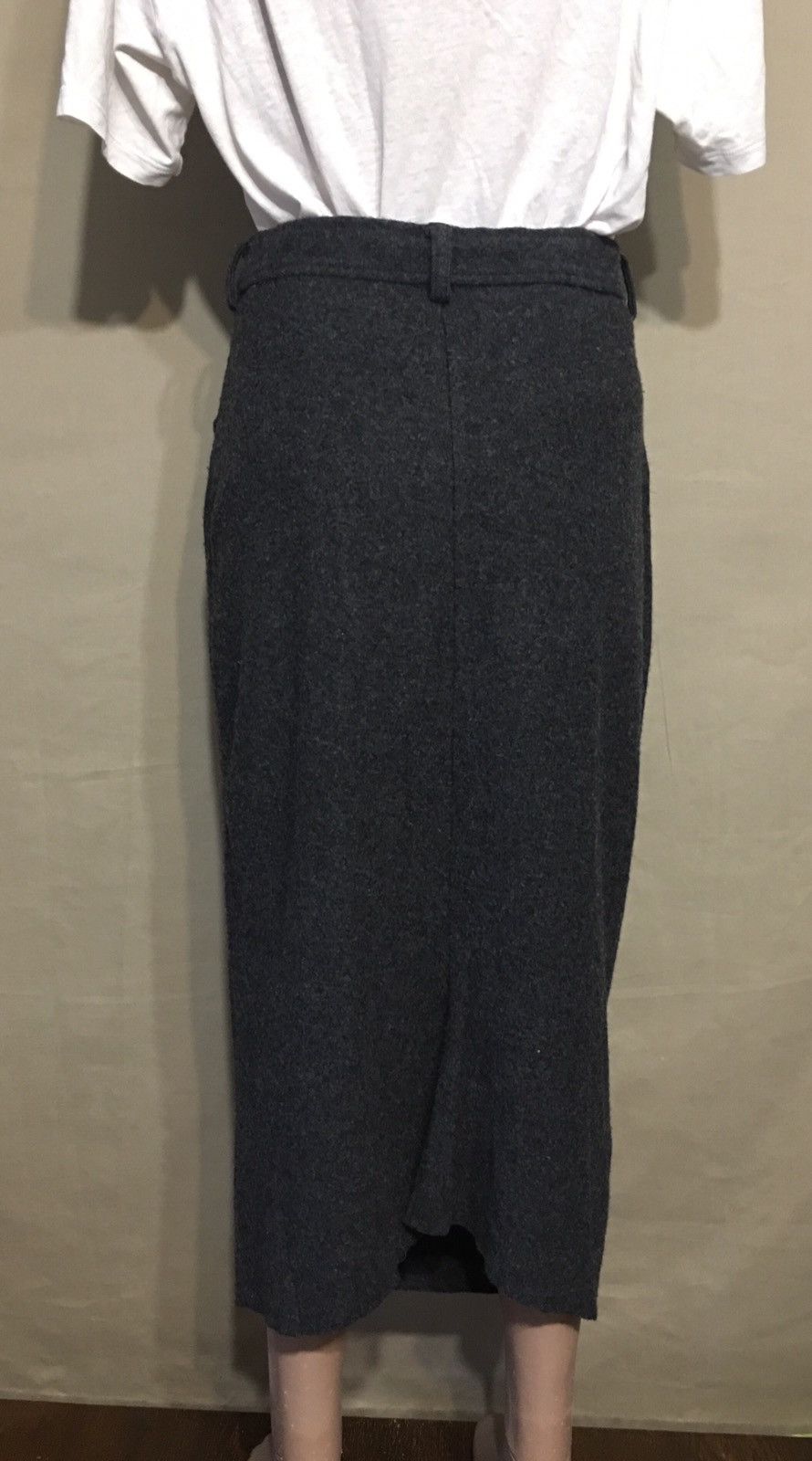 Rundholz RUNDHOLZ Black Label Grey Wool Designer Skirt S Size 26" / US 2 / IT 38 - 6 Thumbnail