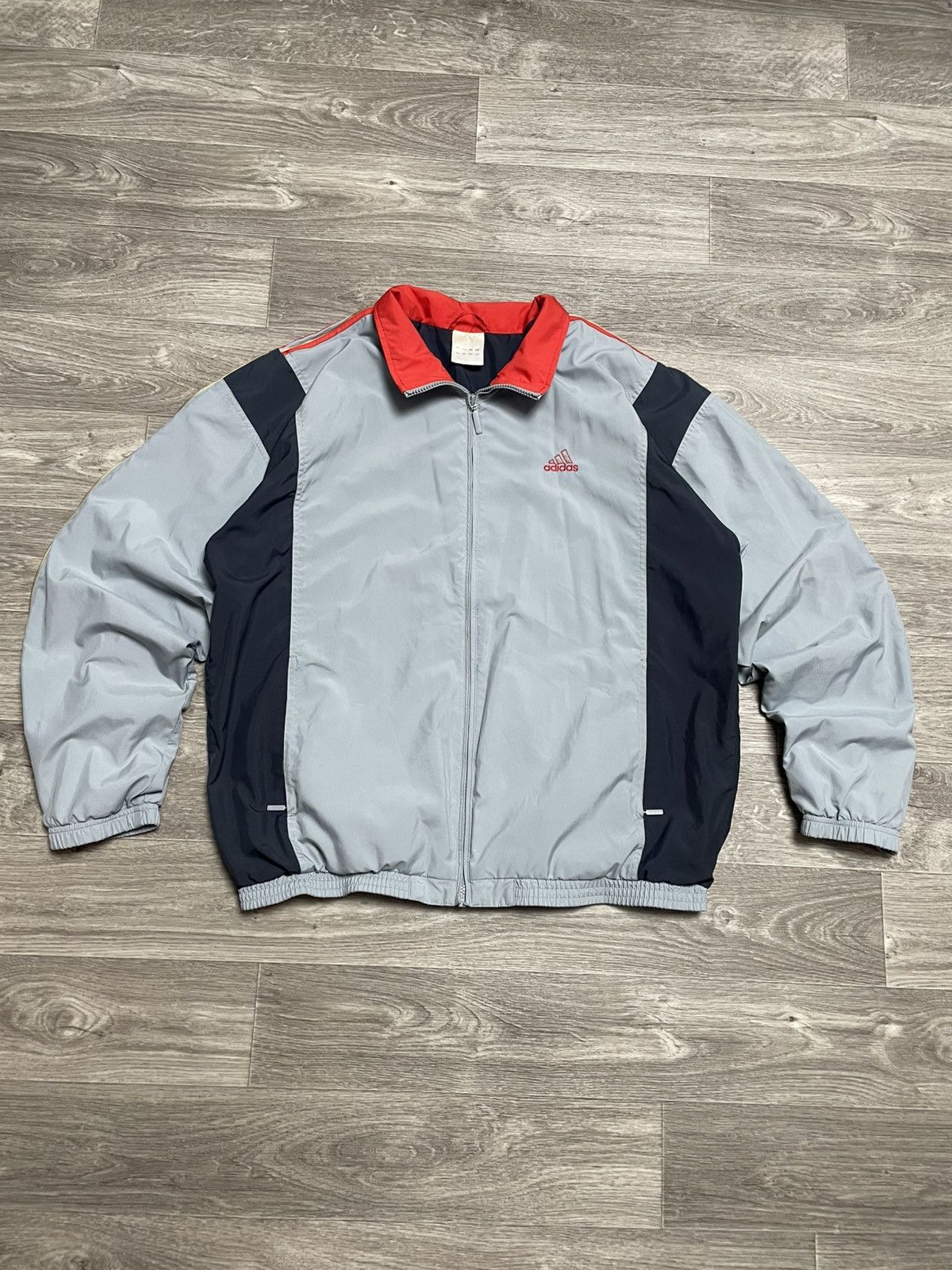 Adidas Vintage Adidas 3 Stripes Track Jacket 00s Size US XL / EU 56 / 4 - 2 Thumbnail