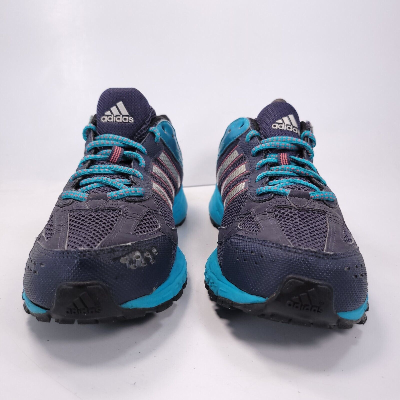 Adidas Adidas Duramo 4 Athletic Shoe Women Size 8 G60480 Blue White Size US 8 / IT 38 - 2 Thumbnail