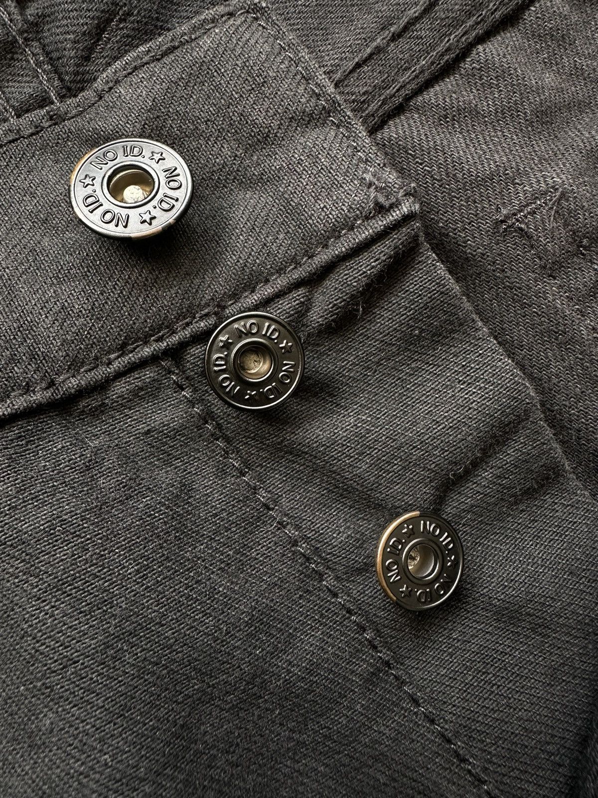NO ID No ID Japan black denim avantgarde slim rocker fashion Size US 32 / EU 48 - 15 Thumbnail