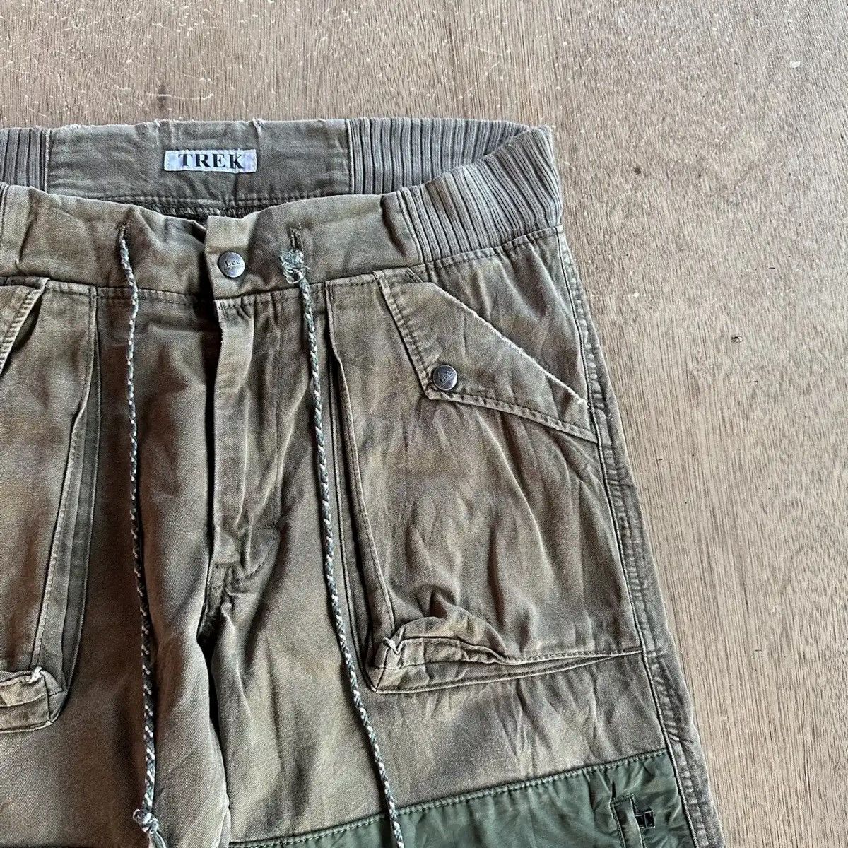 Vintage VINTAGE LEE DOUBLE KNEE TROUSERS FADED DRAWSTRING WAIST PANT Size US 33 - 5 Thumbnail