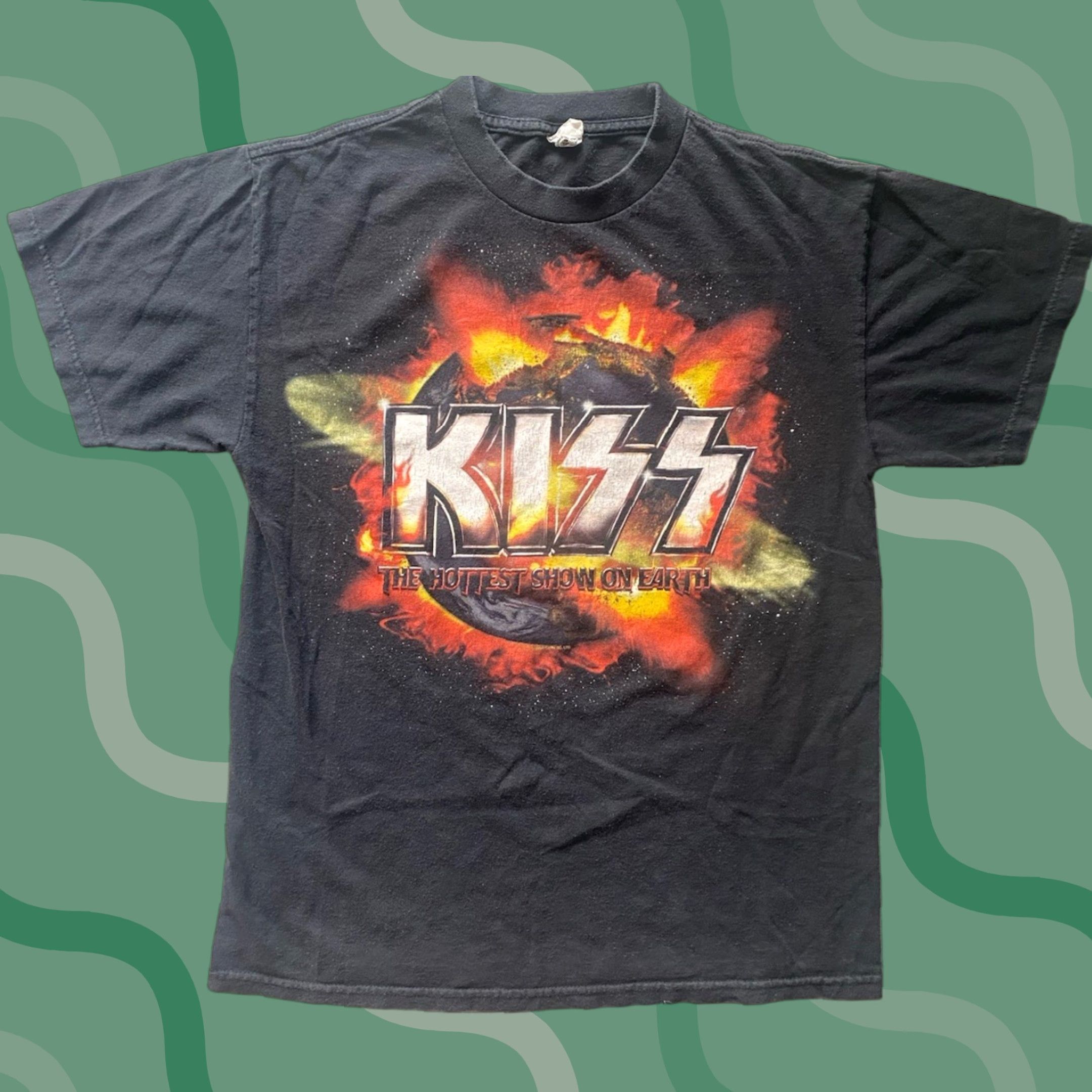 Vintage VINTAGE 2010 KISS Tour T Shirt Alstyle Men’s M Black Band Rock Shirt Mens Size US M / EU 48-50 / 2 - 1 Thumbnail