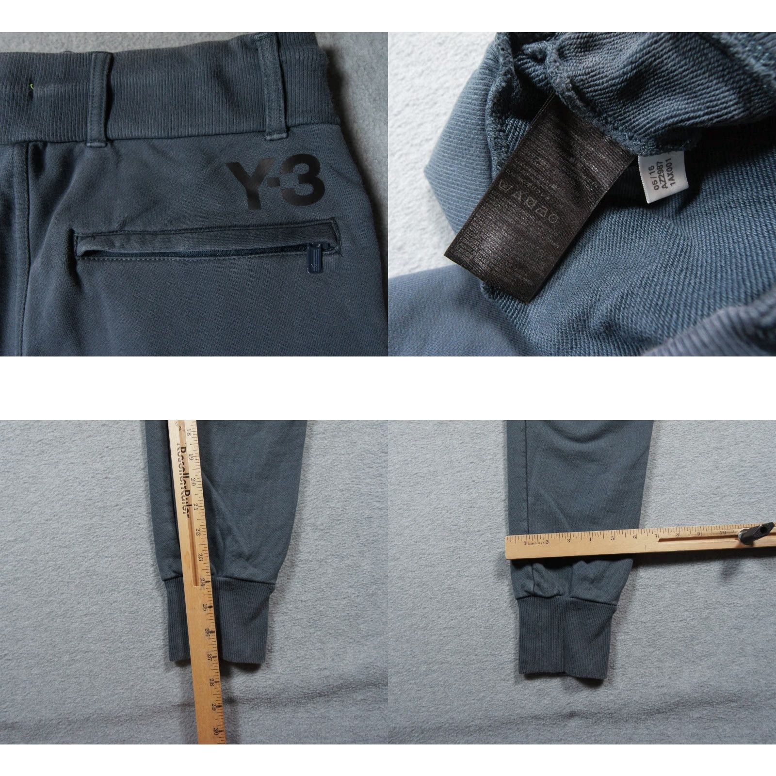Y-3 Y3 Sweatpants Mens XSmall Gray Joggers Yohji Yamamoto Pants Streetwear Casual Size US 27 - 8 Thumbnail