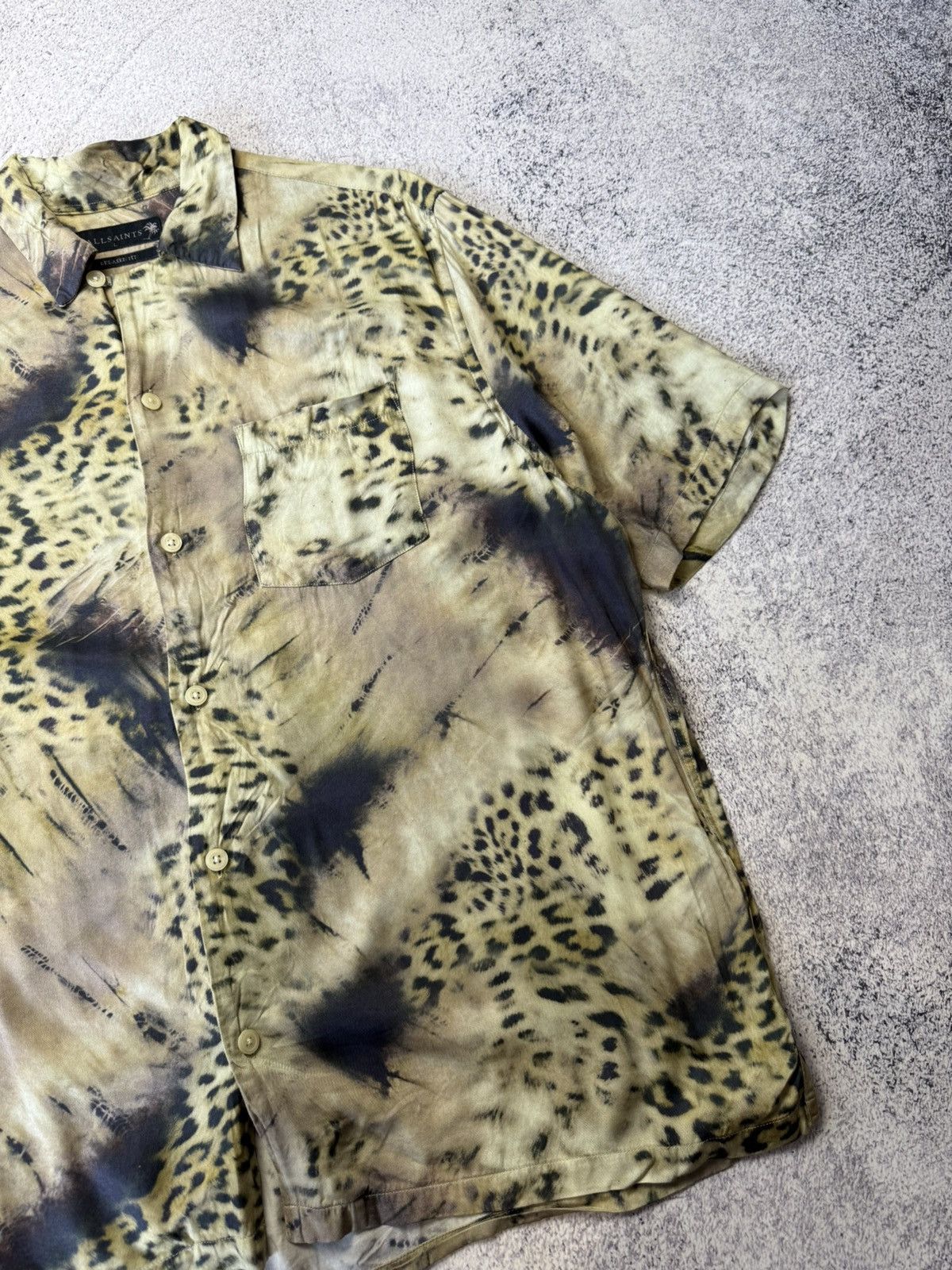 Allsaints Designer Allsaints AWA Leopard Hawaii crazy oversize shirt Size US L / EU 52-54 / 3 - 10 Thumbnail