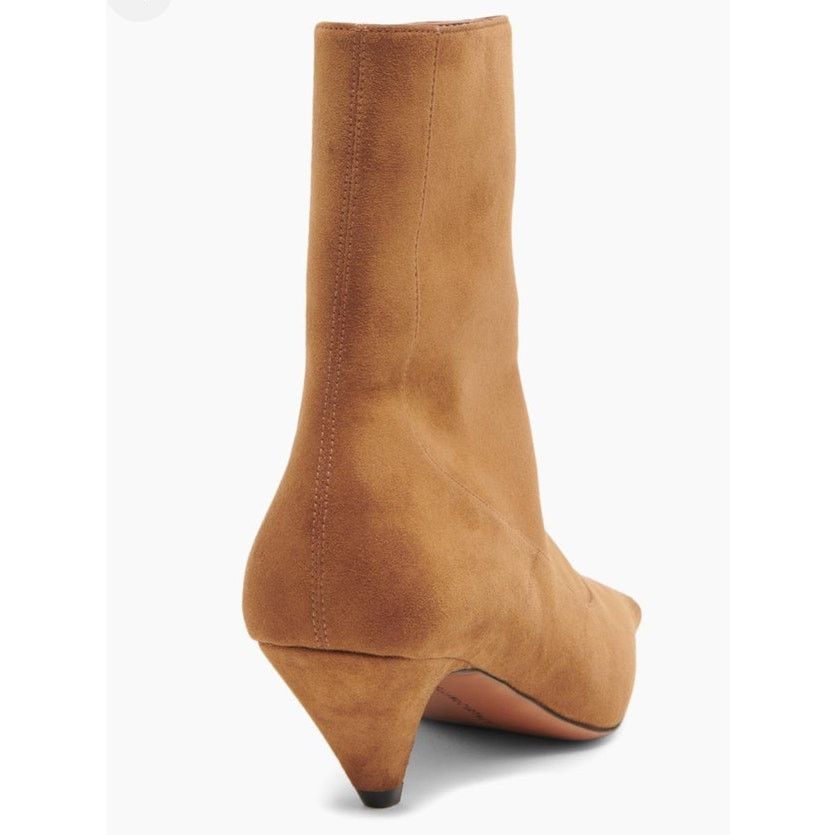 Stella McCartney NWOT: STELLA MCCARTNEY Spur Vegan Suede Ankle Booties Size US 9.5 / IT 39.5 - 3 Thumbnail