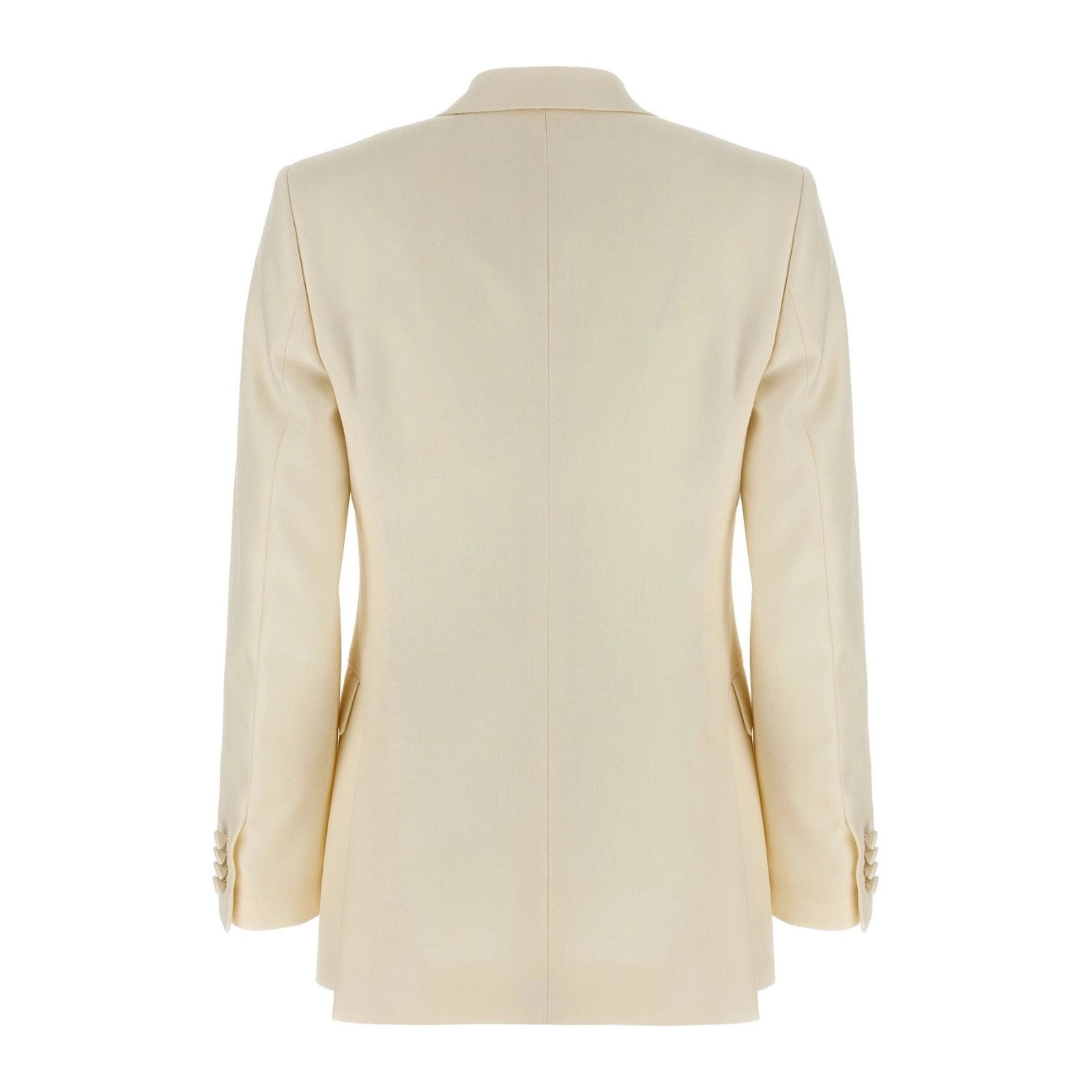 Brioni BRIONI Flavia White Double Breasted Silk Blazer Jacket New & Size S / US 4 / IT 40 - 2 Thumbnail