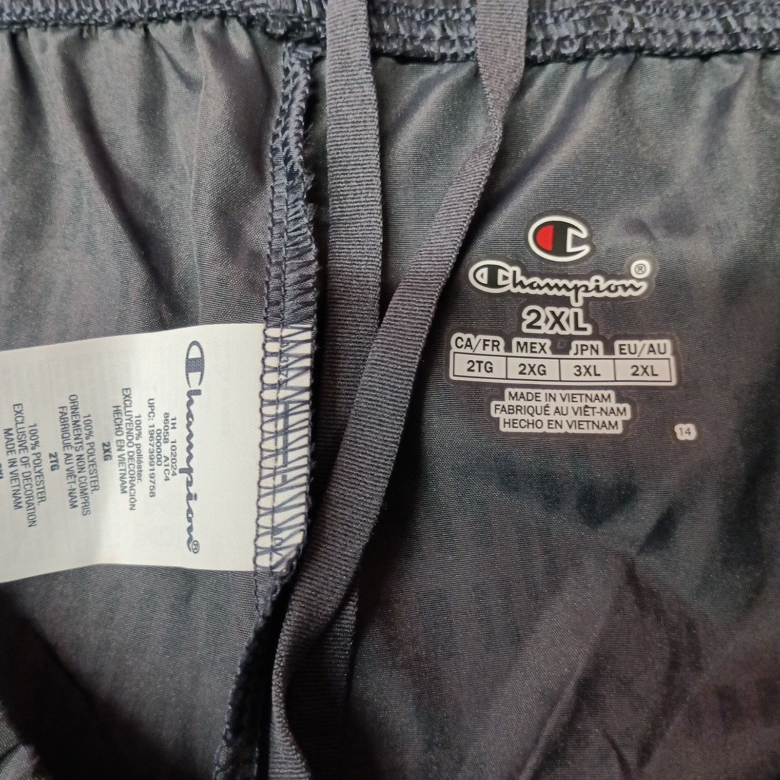 Champion Champion Nineiron Woven Shorts Men's 2XL Gray Double Dry Size US 40 / EU 56 - 4 Thumbnail