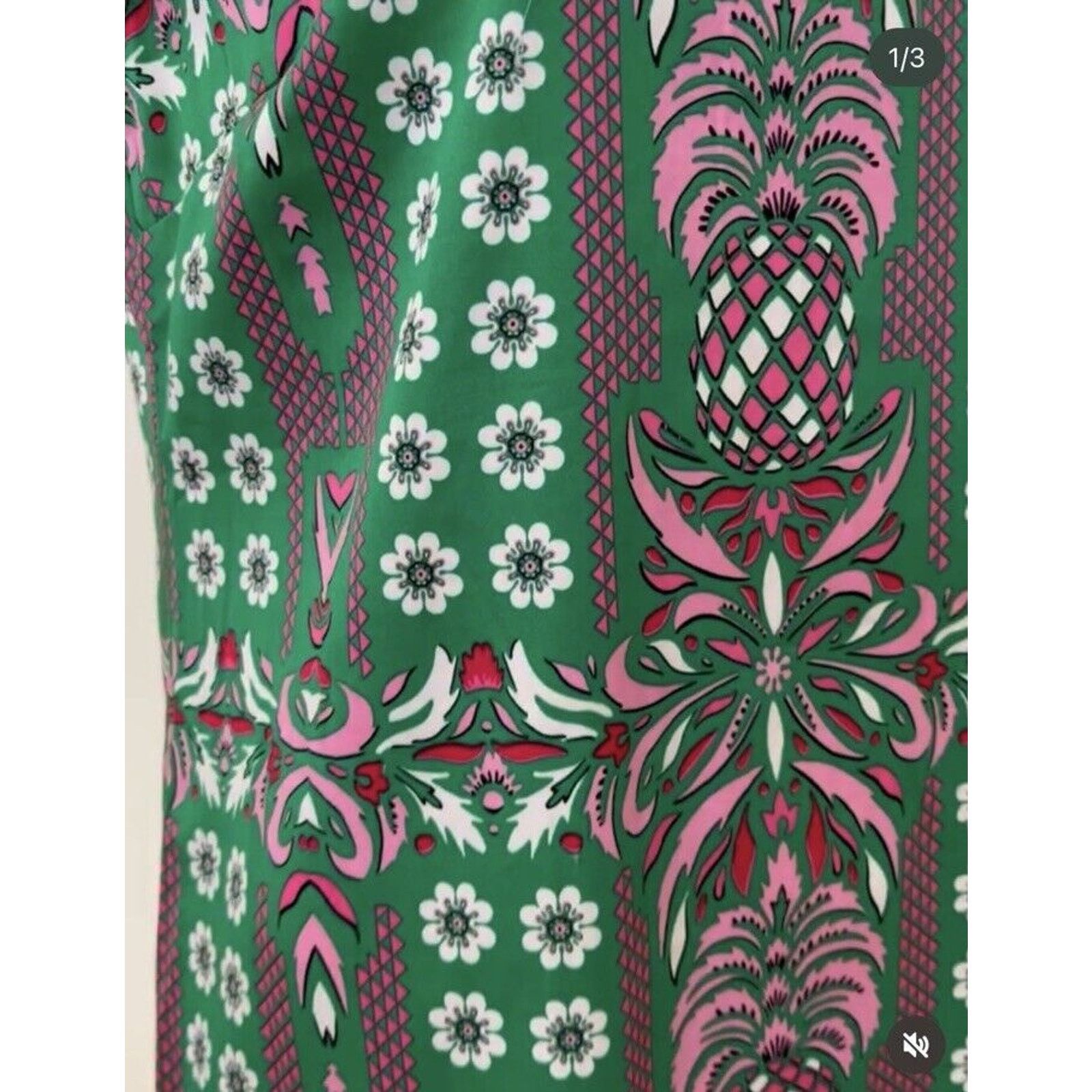 Other Charter Club Bright Pineapple Tropical Shift Dress Petite M Size M / US 6-8 / IT 42-44 - 3 Thumbnail
