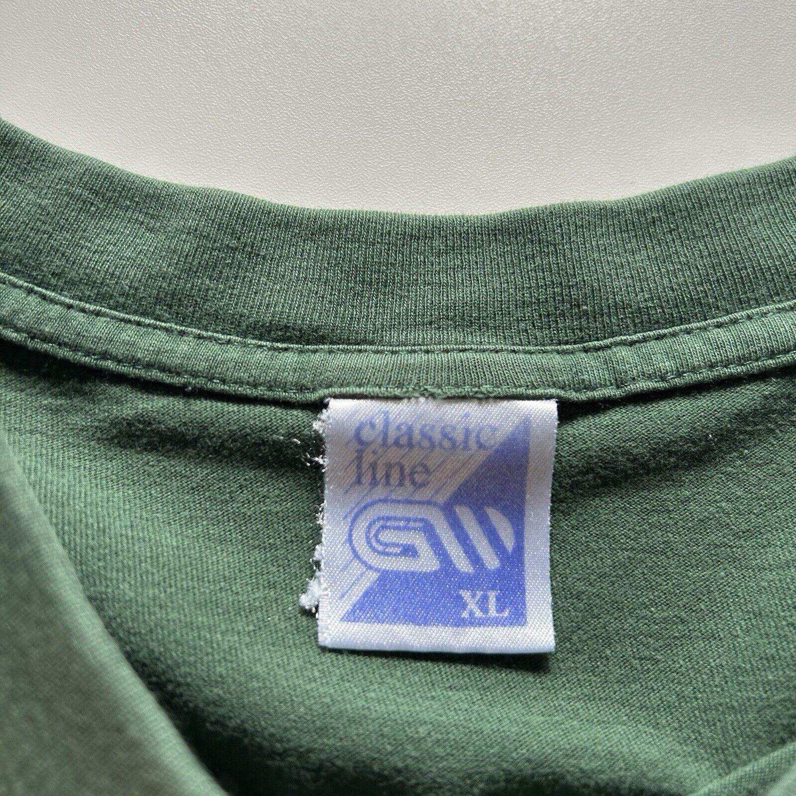 Vintage Vintage 90s Berlin West Germany Graphic T Shirt Faded Green Size US XL / EU 56 / 4 - 6 Thumbnail