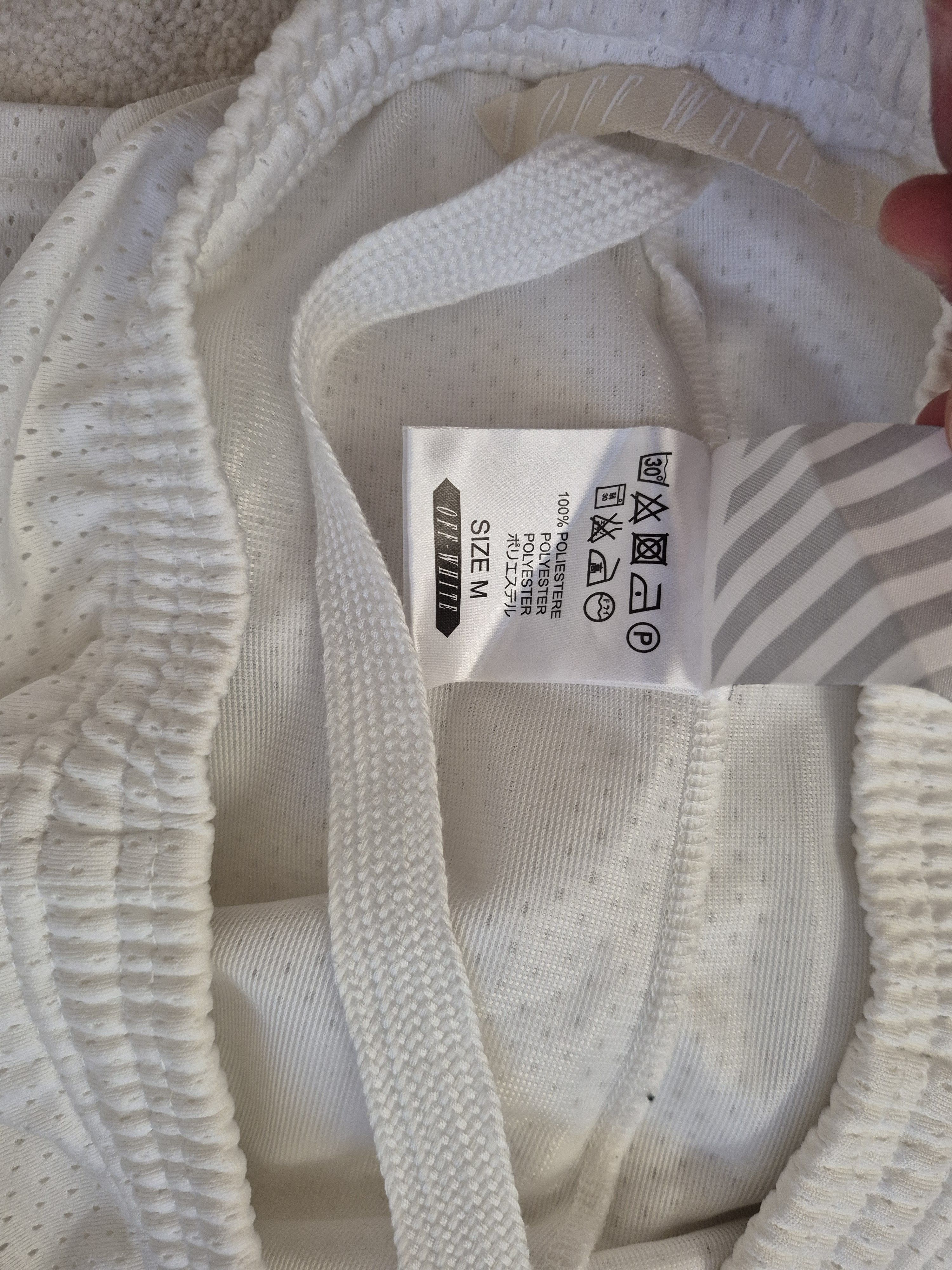 Off-White Off White Mesh Blue Collar Shorts Virgil Medium Size US 32 / EU 48 - 6 Thumbnail