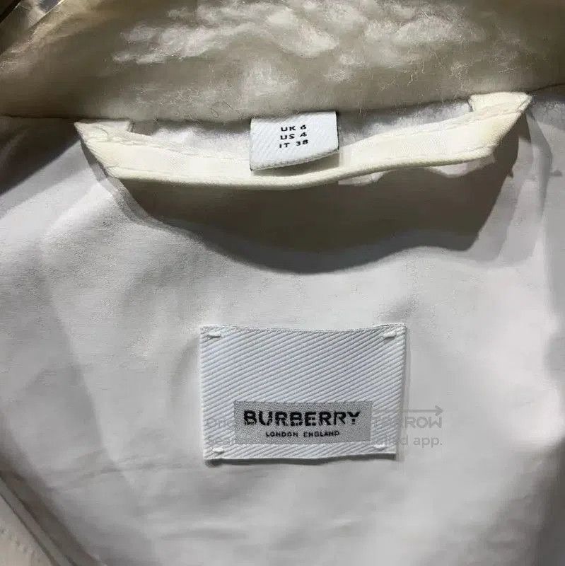 Burberry Burberry Men's White Cotton Outer Jacket. Size US M / EU 48-50 / 2 - 3 Thumbnail