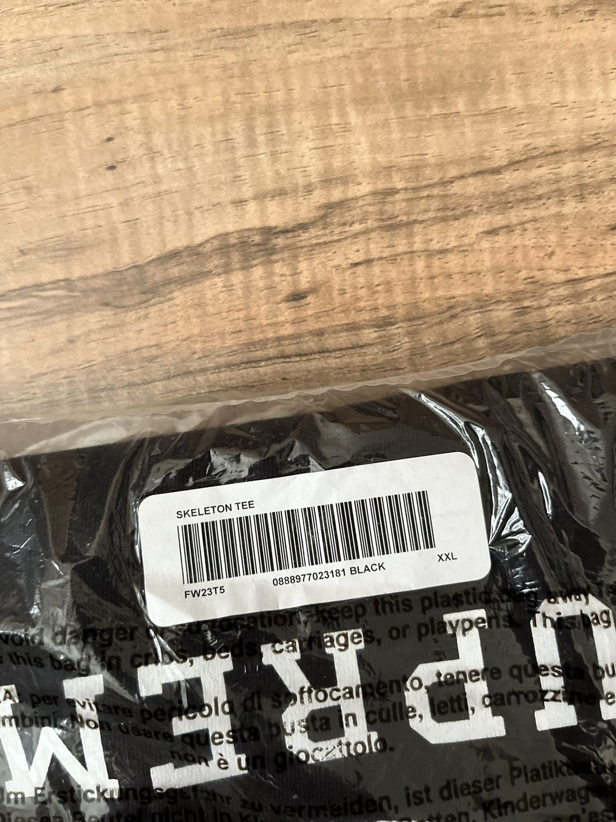 Supreme Supreme Skeleton Tee Size US XXL / EU 58 / 5 - 2 Thumbnail
