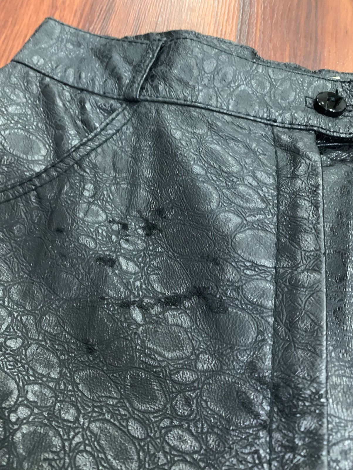 Leather Vintage Leather Pants Size 25" / US 0 / IT 36 - 8 Thumbnail