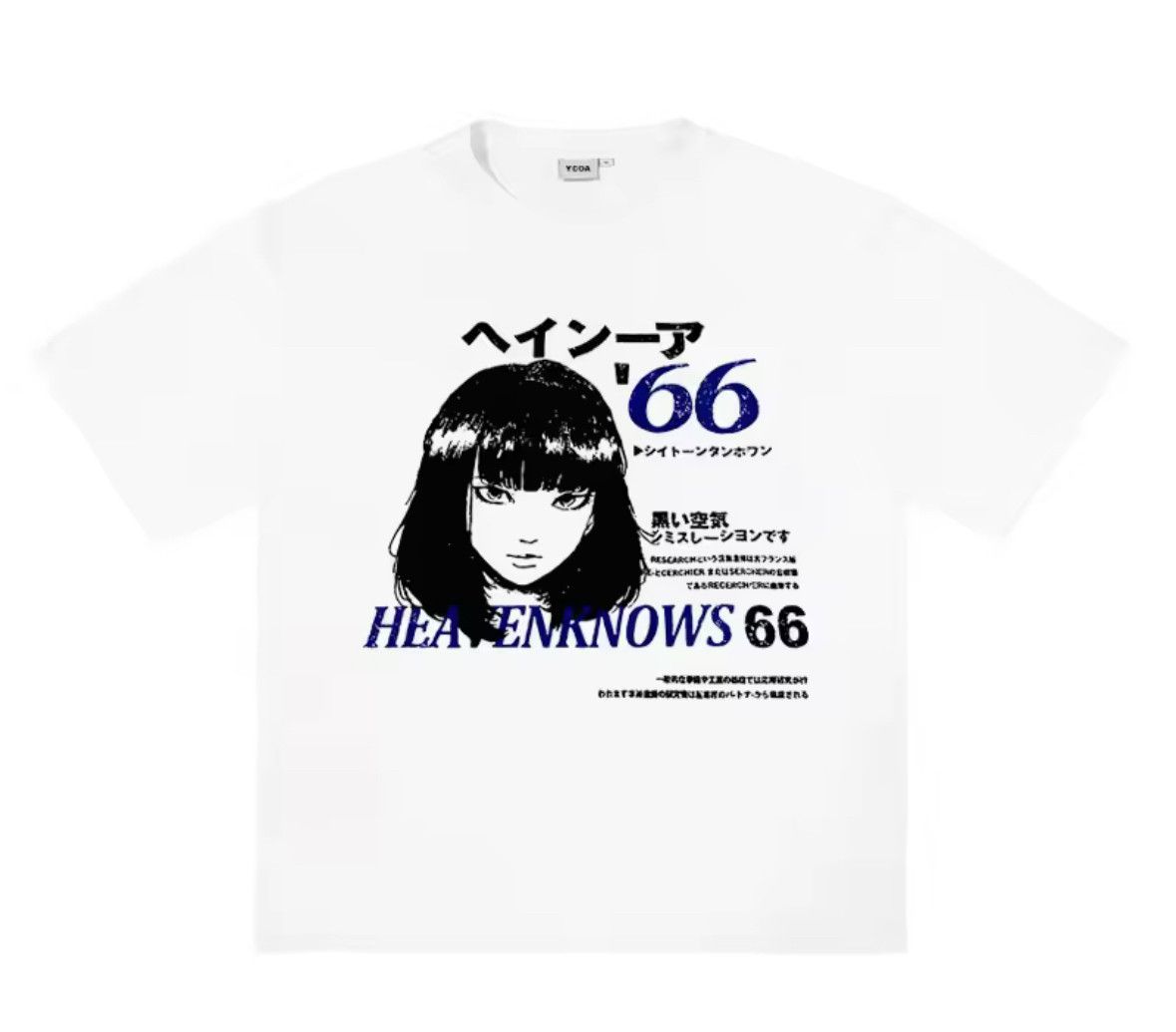 Japanese Brand Harajuku Vintage Retro Comic Girl Graphic White T-Shirt Size US S / EU 44-46 / 1 - 1 Thumbnail