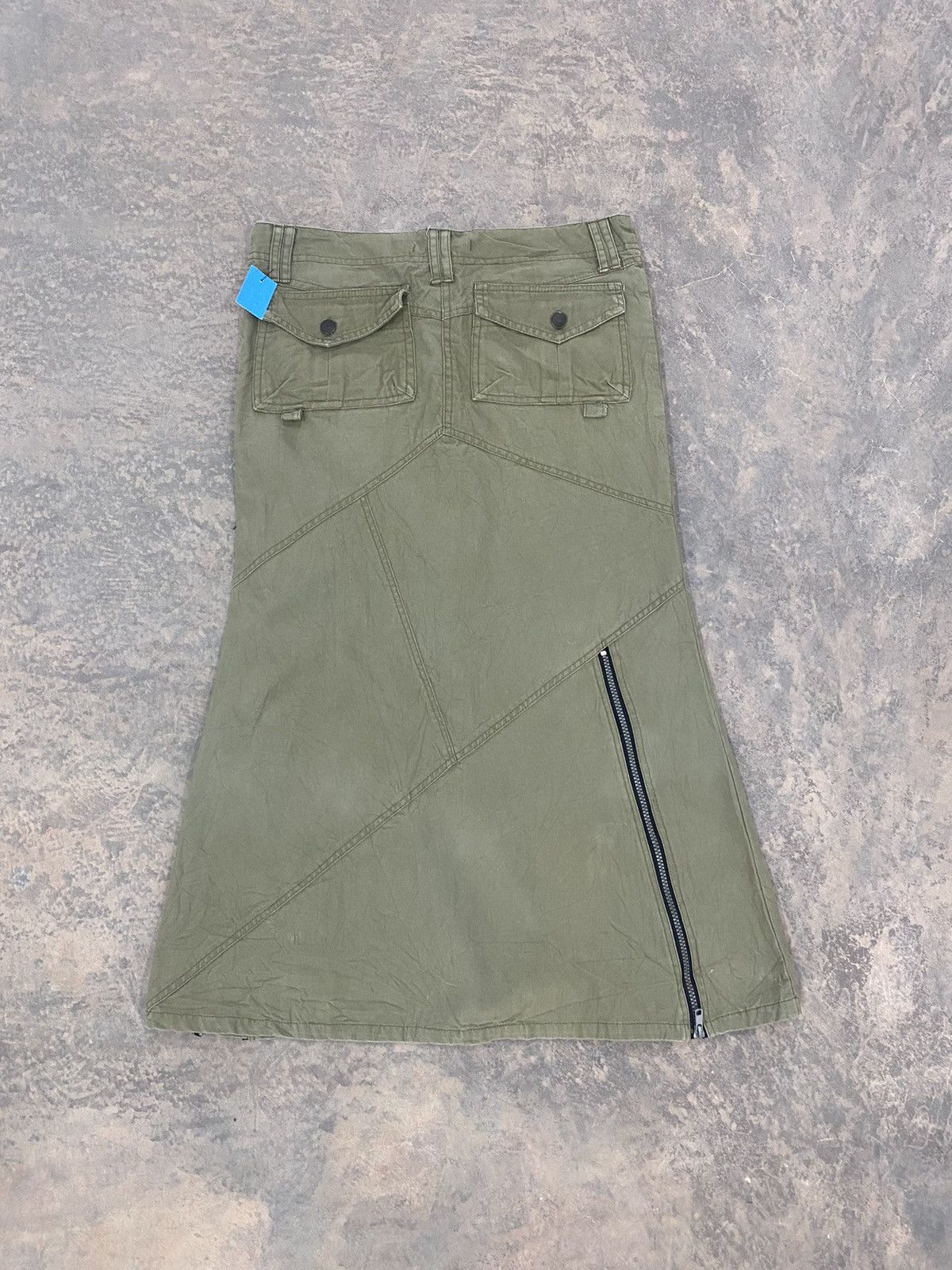 Le Grande Bleu (L.G.B.) VINTAGE PLASTIC NINJA TACTICAL UTILITY SKIRT GOA PUNK Size 32" / US 10 / IT 46 - 10 Thumbnail