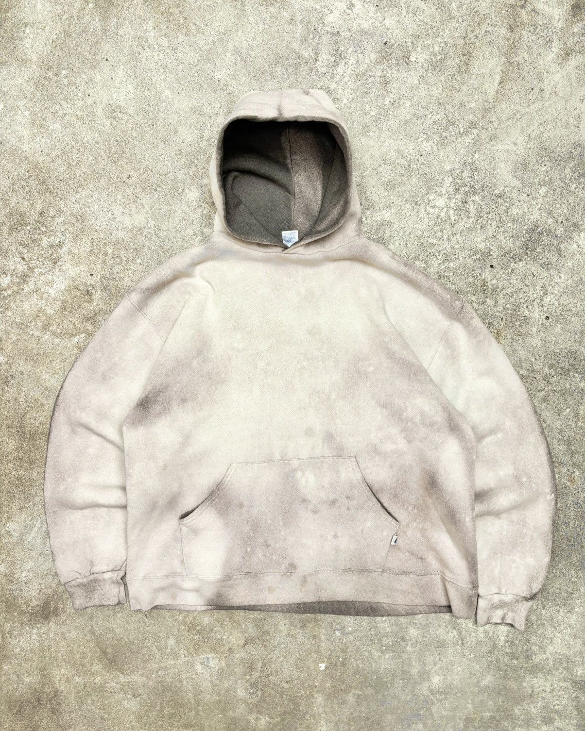 Vintage Thrashed Distressed Faded Russell Hoodie ERD Grunge Size US XL / EU 56 / 4 - 1 Thumbnail