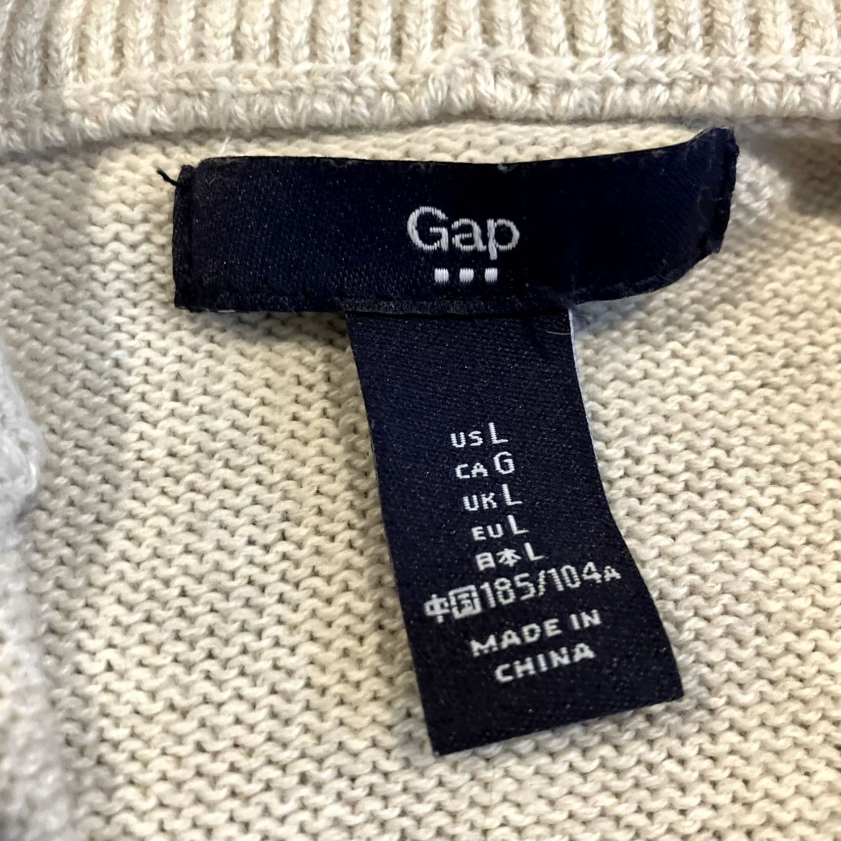 Gap VINTAGE? (No) Gap Sweater Shirt? Size US L / EU 52-54 / 3 - 4 Thumbnail
