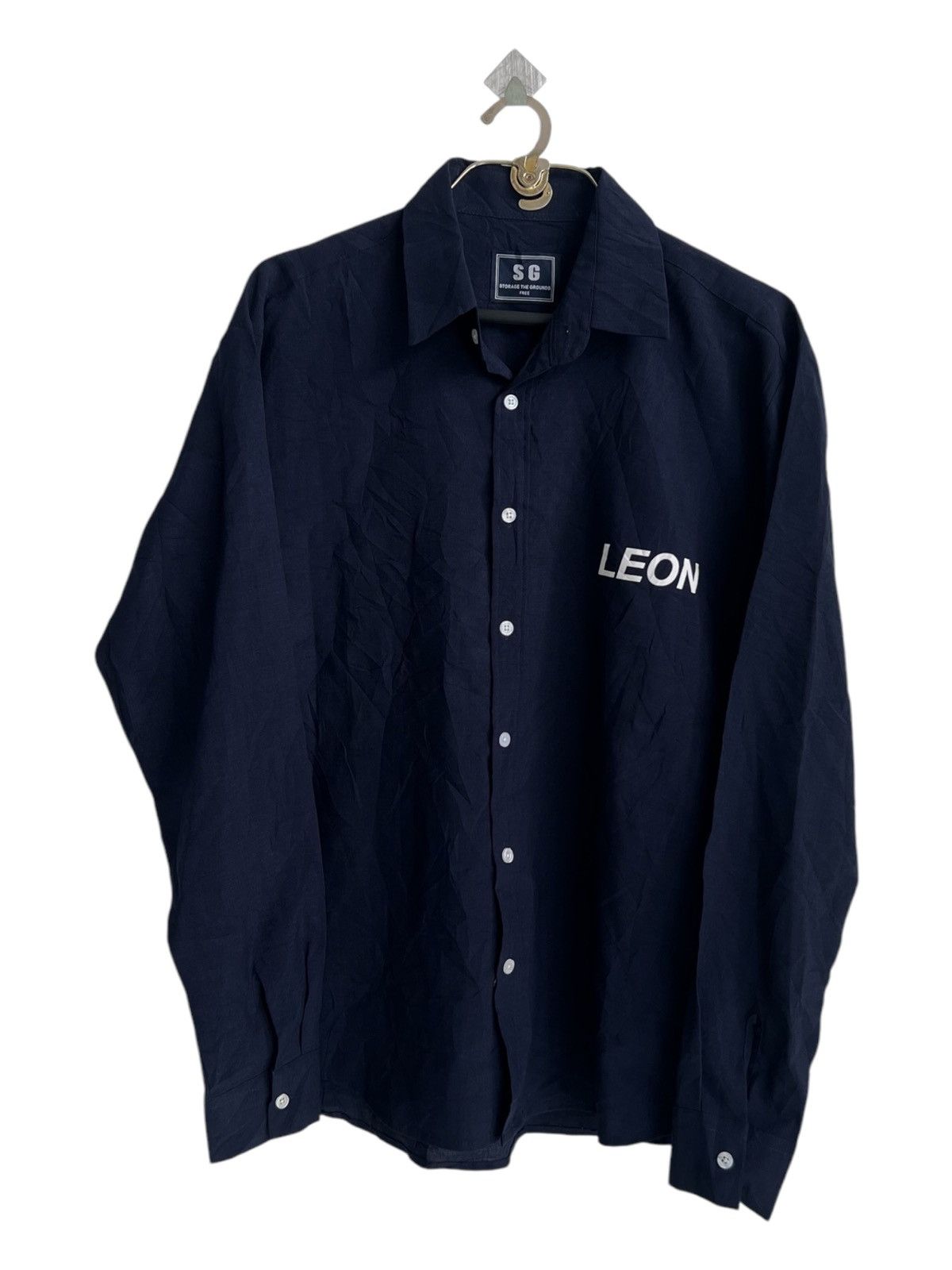 Japanese Brand × Vintage Natalie Portman Matilda Leon Movie Back Hit Button Up Shirt Size US L / EU 52-54 / 3 - 4 Thumbnail