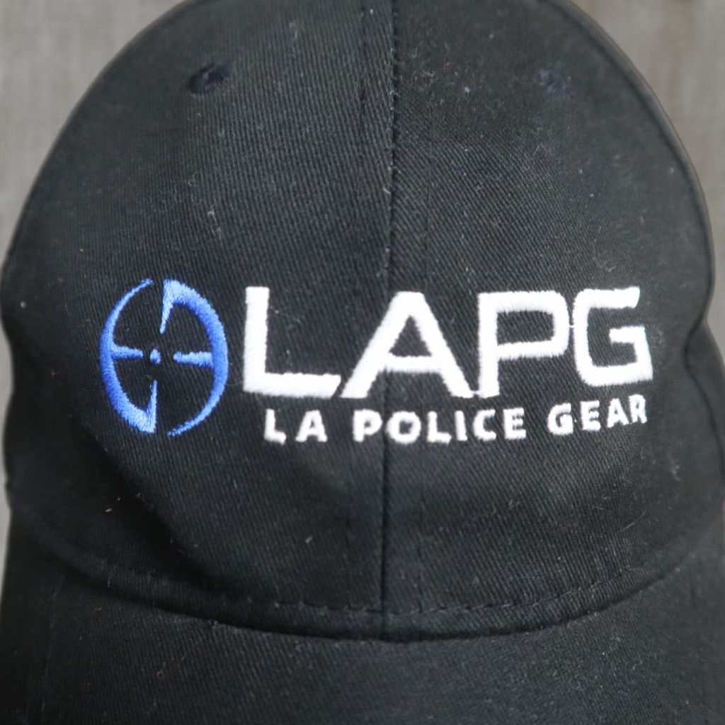 Vintage LA POLICE GEAR Hat Baseball Cap Unisex Adjustable Strapback 100% Cotton Black Adult Adjustable Black LA POLICE GEAR Cap Size ONE SIZE - 1 Thumbnail