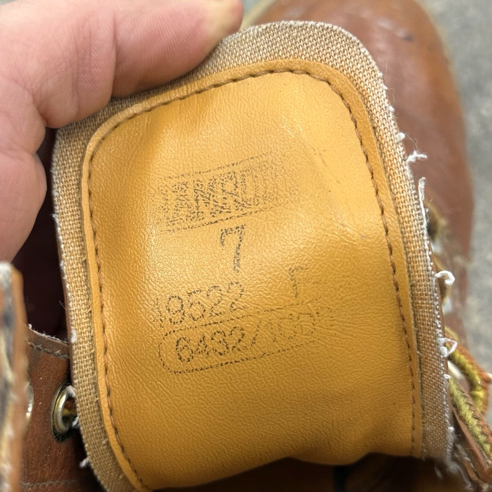 Vintage VINTAGE Ramrods Insulated Mens Brown Leather Work Boot Size 7 Size US 6 / EU 39 - 4 Thumbnail