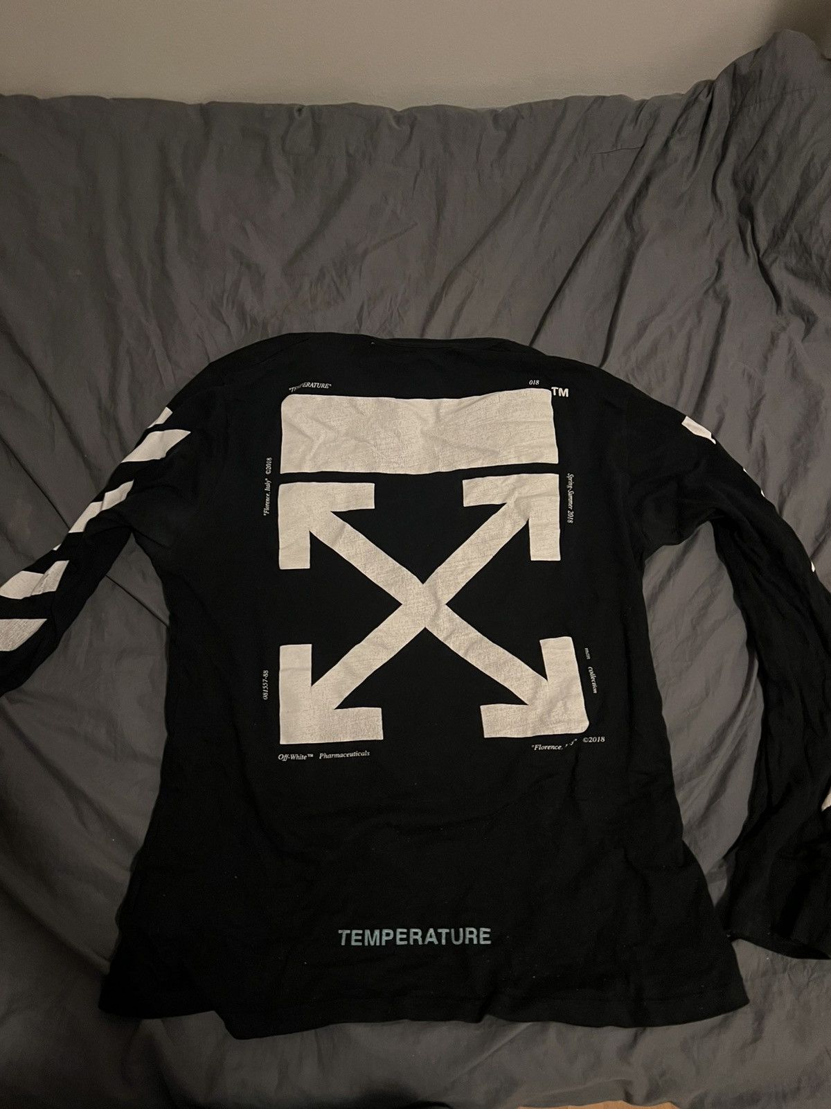 Off-White Off White Longsleeve Mona lisa Size US XL / EU 56 / 4 - 2 Thumbnail