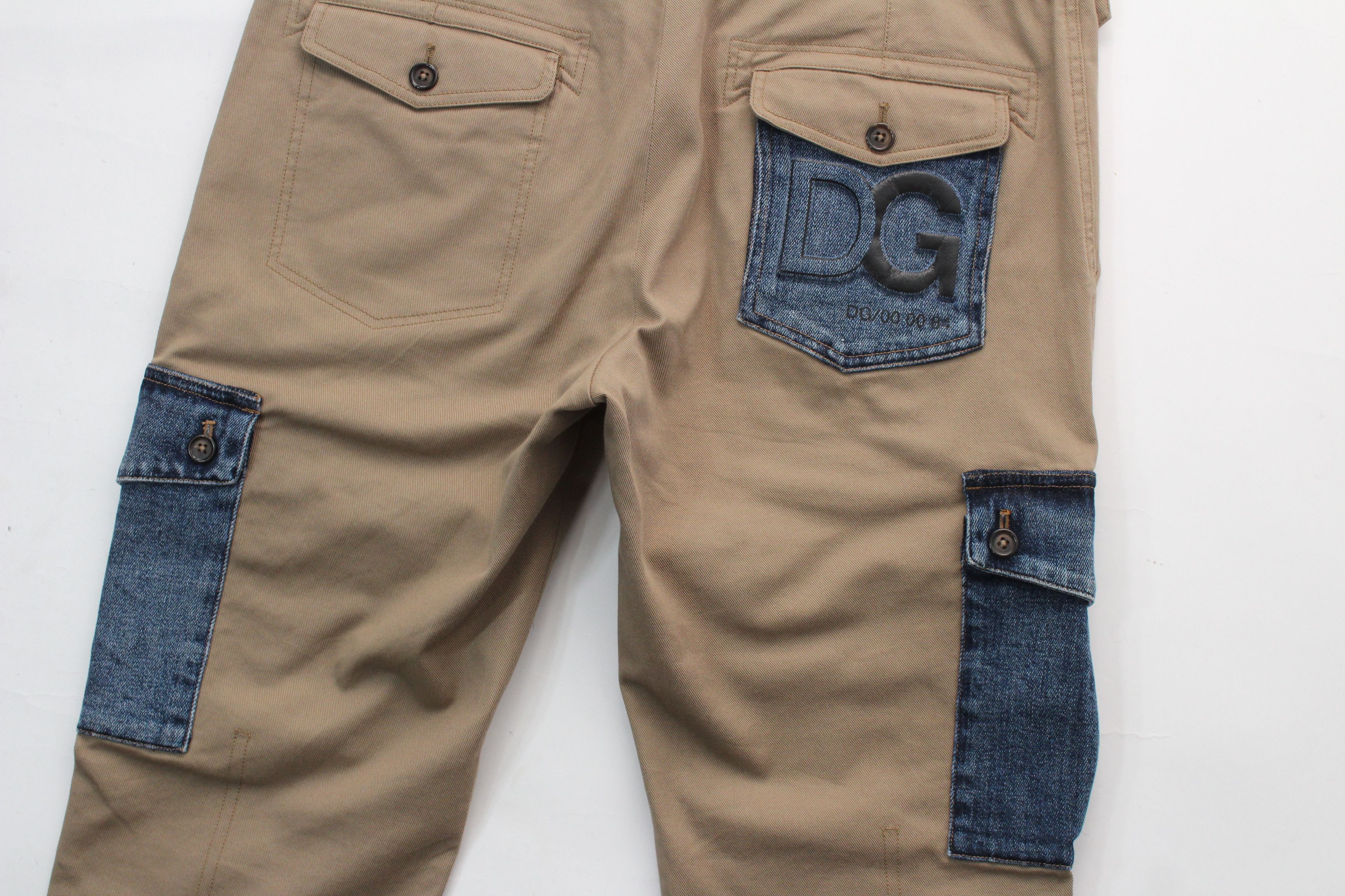 Dolce & Gabbana Dolce & Gabbana Denim Patchwork Cargo Pants IT 46 Size US 30 / EU 46 - 6 Thumbnail