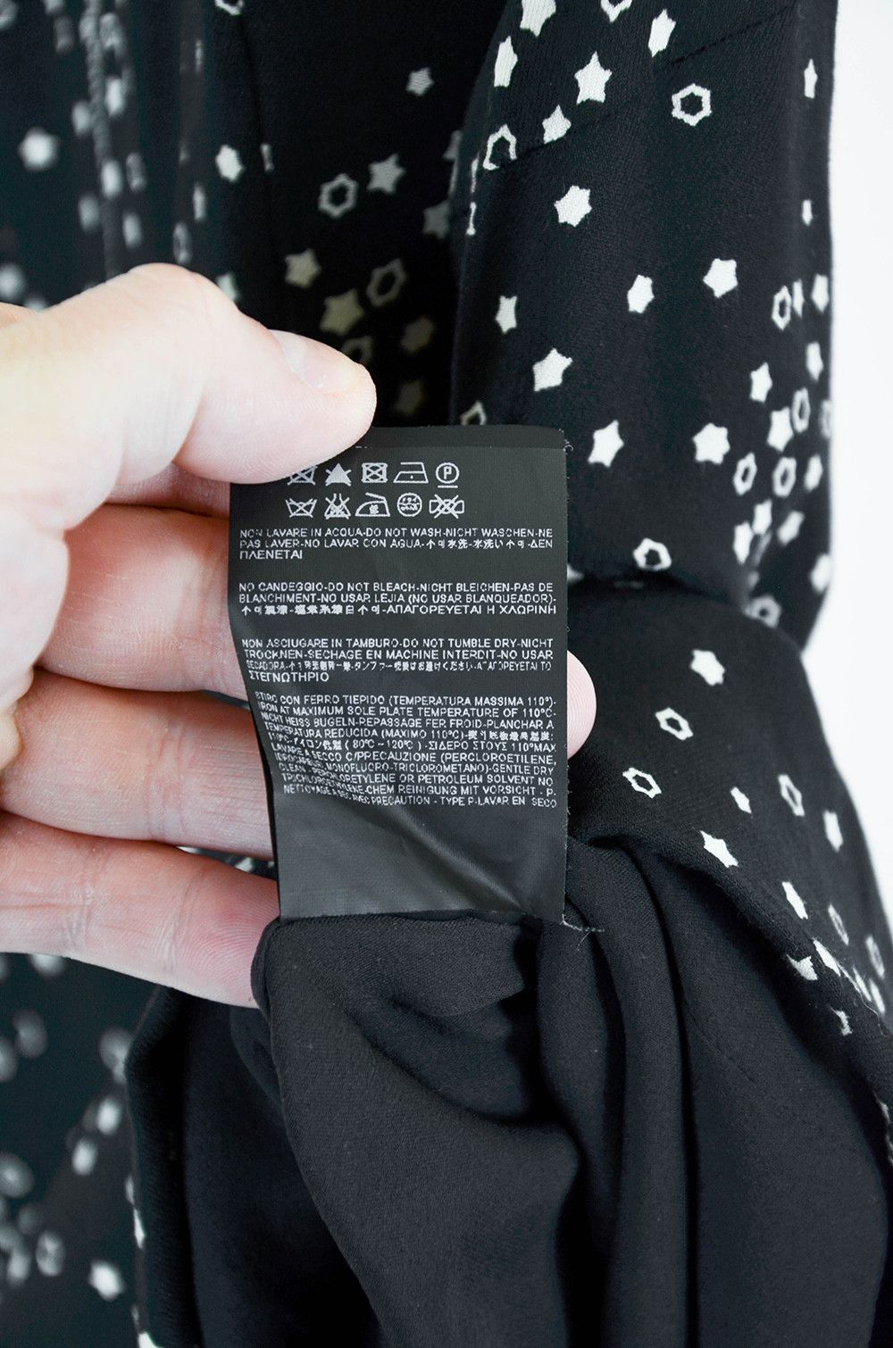 Saint Laurent Paris Saint Laurent Paris Sleeveless Star Print Black Dress - M Size M / US 6-8 / IT 42-44 - 7 Thumbnail