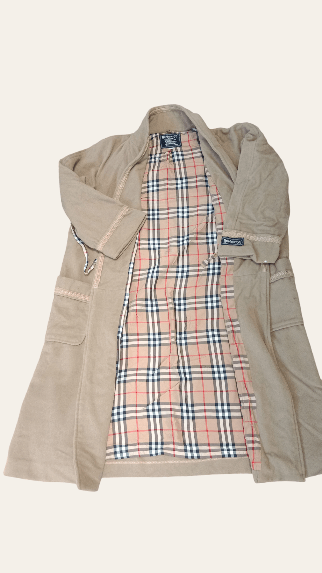 Burberry × Luxury × Vintage Burberry Vintage Nova Check Robe | Grailed