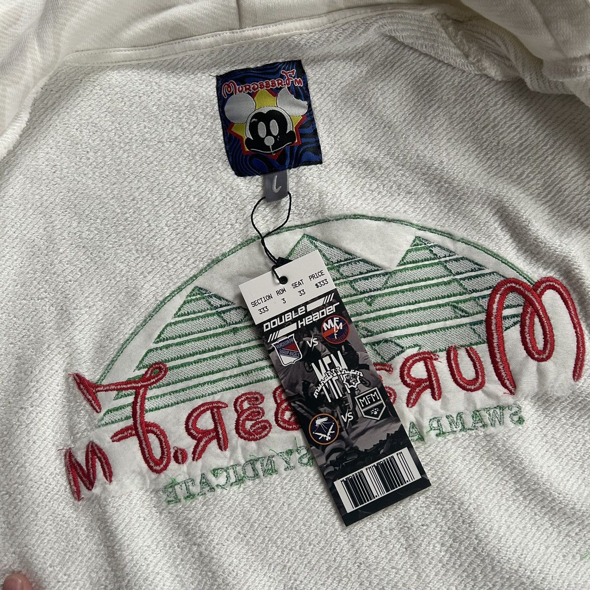 Designer × Disney × murd333r.fm MFM333.com HEAVYWEiGHT BOOTLEG DiSNEY ZiP UP HOODiE Size US L / EU 52-54 / 3 - 9 Thumbnail