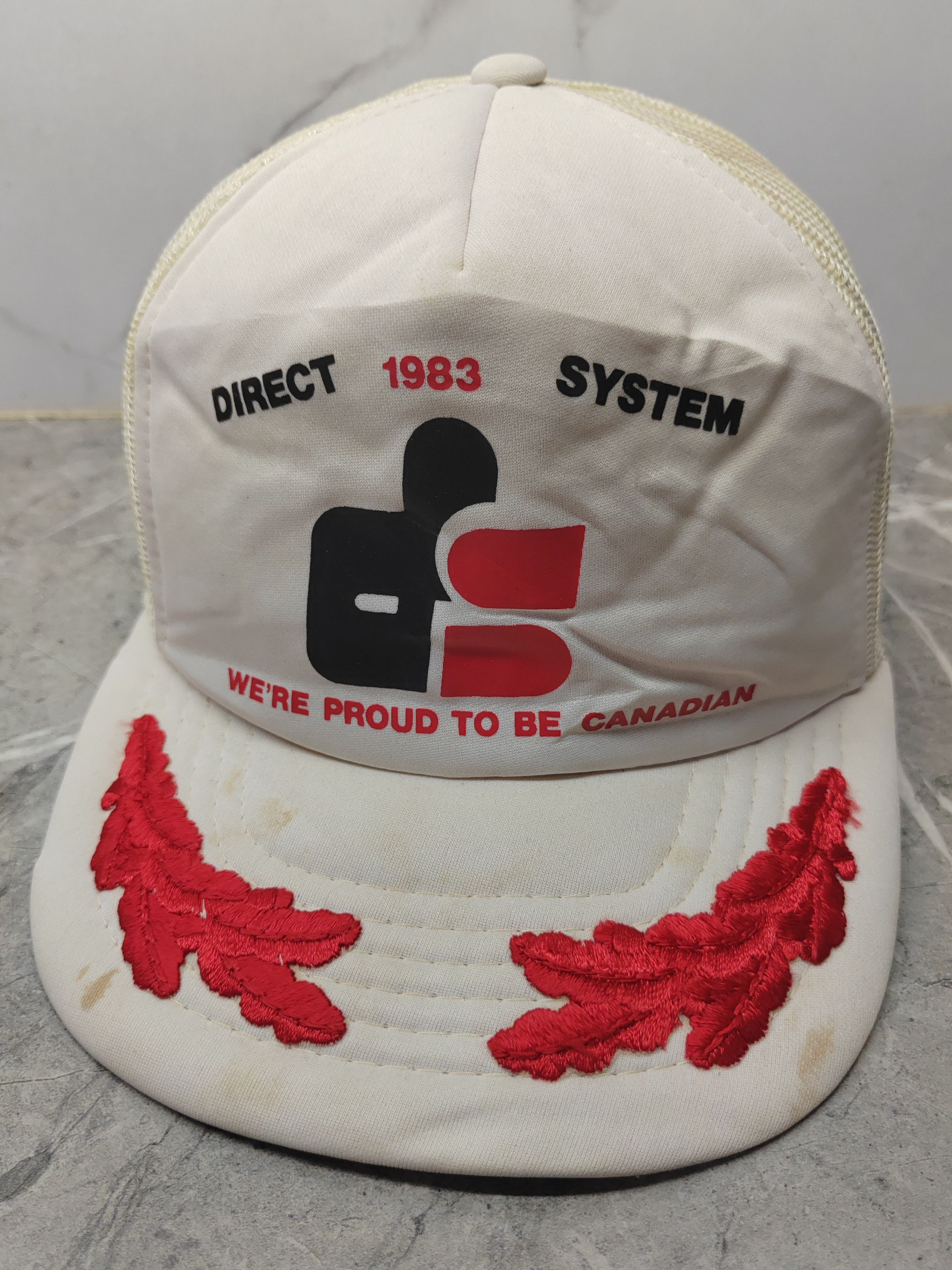 Vintage Vintage Direct System 1983 Trucker Cap Hat Size ONE SIZE - 1 Thumbnail