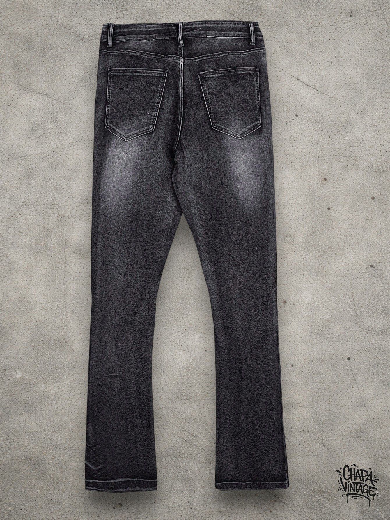 Japanese Brand Washed slim jeans Size US 34 / EU 50 - 4 Thumbnail