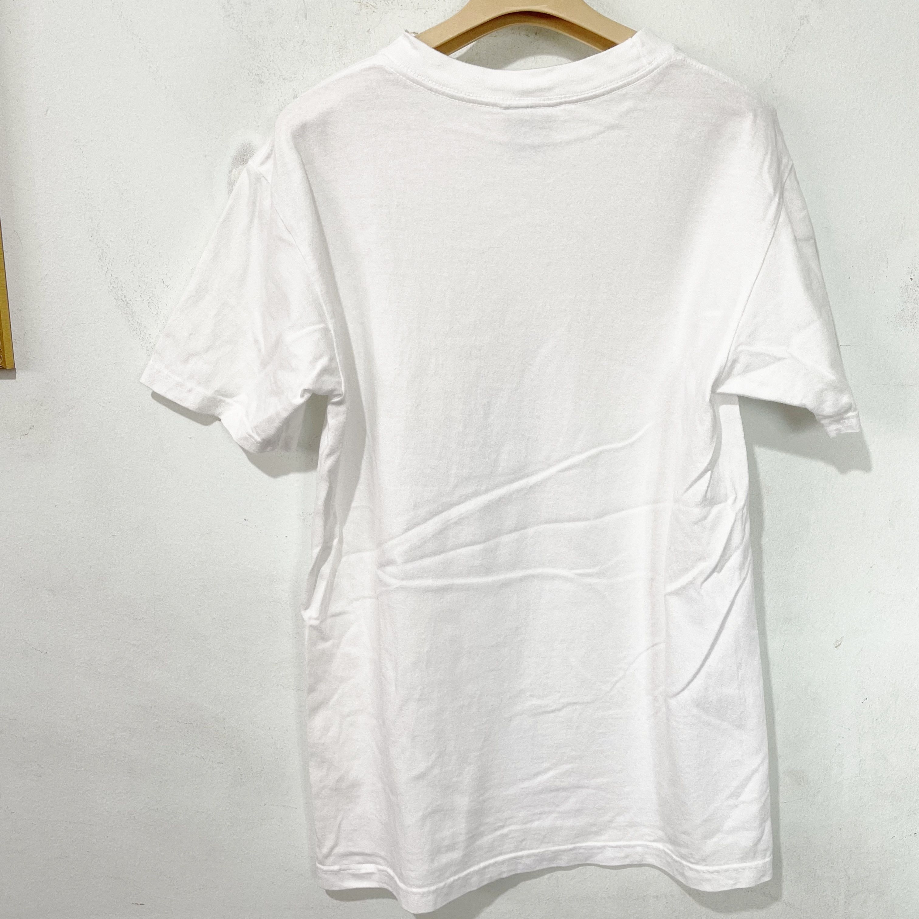 Vintage Vintage 90s Onieta Blank White T-Shirt Size US M / EU 48-50 / 2 - 2 Thumbnail
