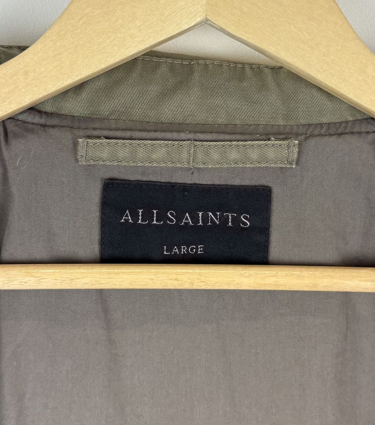 Allsaints Allsaints Cote Jacket Field M-65 Style Military Coat Khaki Size US L / EU 52-54 / 3 - 10 Thumbnail
