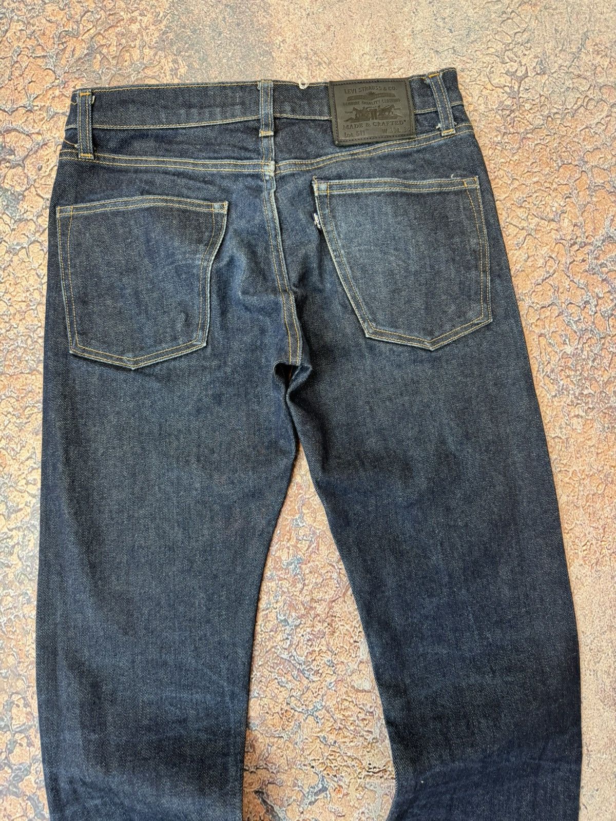 Levi's Made & Crafted Levi's Made in Japan 511 Slim Fit Selvedge Men's Jeans Size US 30 / EU 46 - 8 Thumbnail
