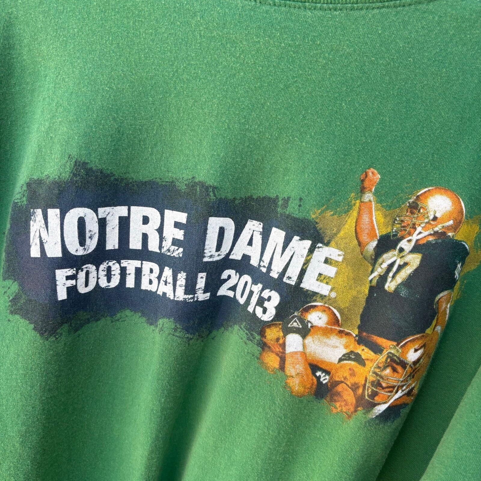 Majestic Vintage Notre Dame football T-shirt Size US XXL / EU 58 / 5 - 3 Thumbnail
