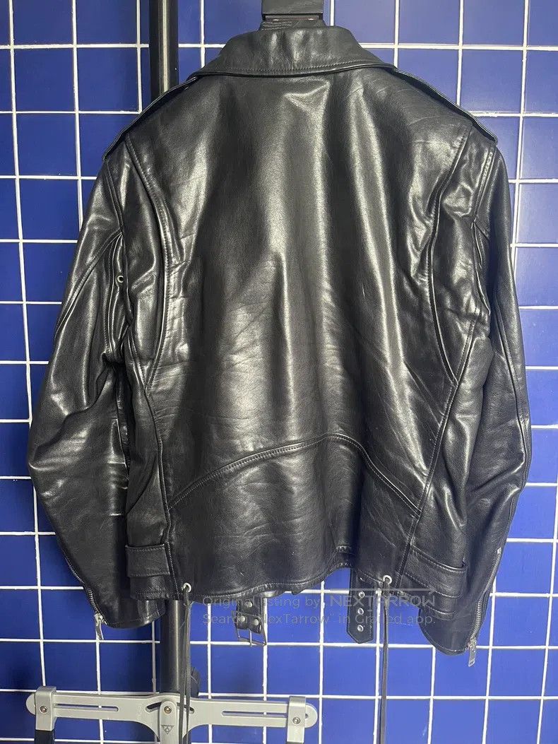 Saint Laurent Paris Saint Laurent Paris Oil Cowhide Biker Jacket Size US L / EU 52-54 / 3 - 2 Thumbnail