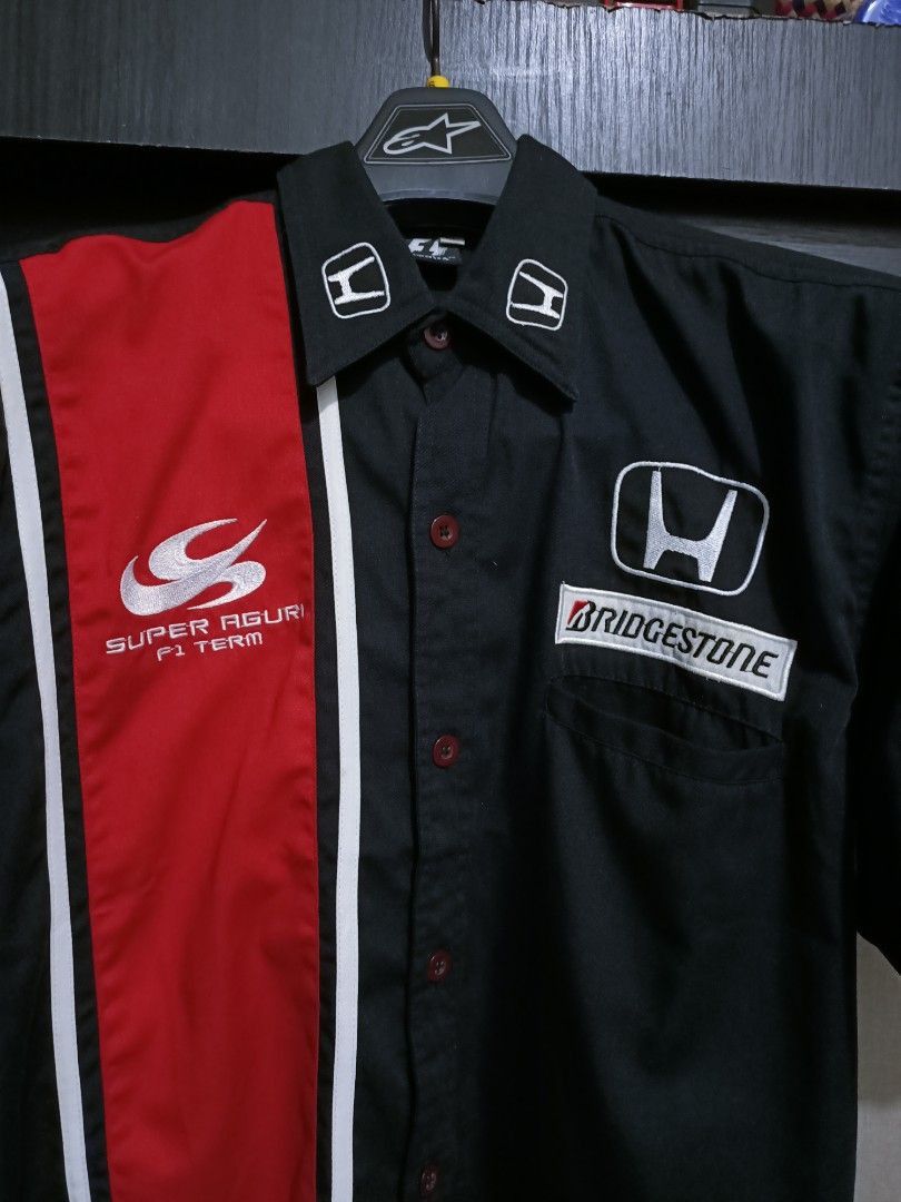 Formula 1 Honda x Super Aguri F1 Team x Bridgestone Pit Crew Shirt XL Size US M / EU 48-50 / 2 - 2 Thumbnail