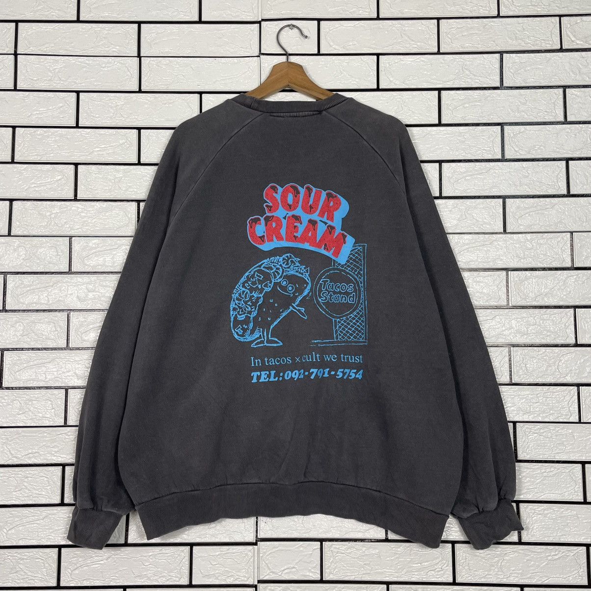 Japanese Brand Sour Cream Tacos Stand Crewneck Sweatshirt Size US XL / EU 56 / 4 - 7 Thumbnail