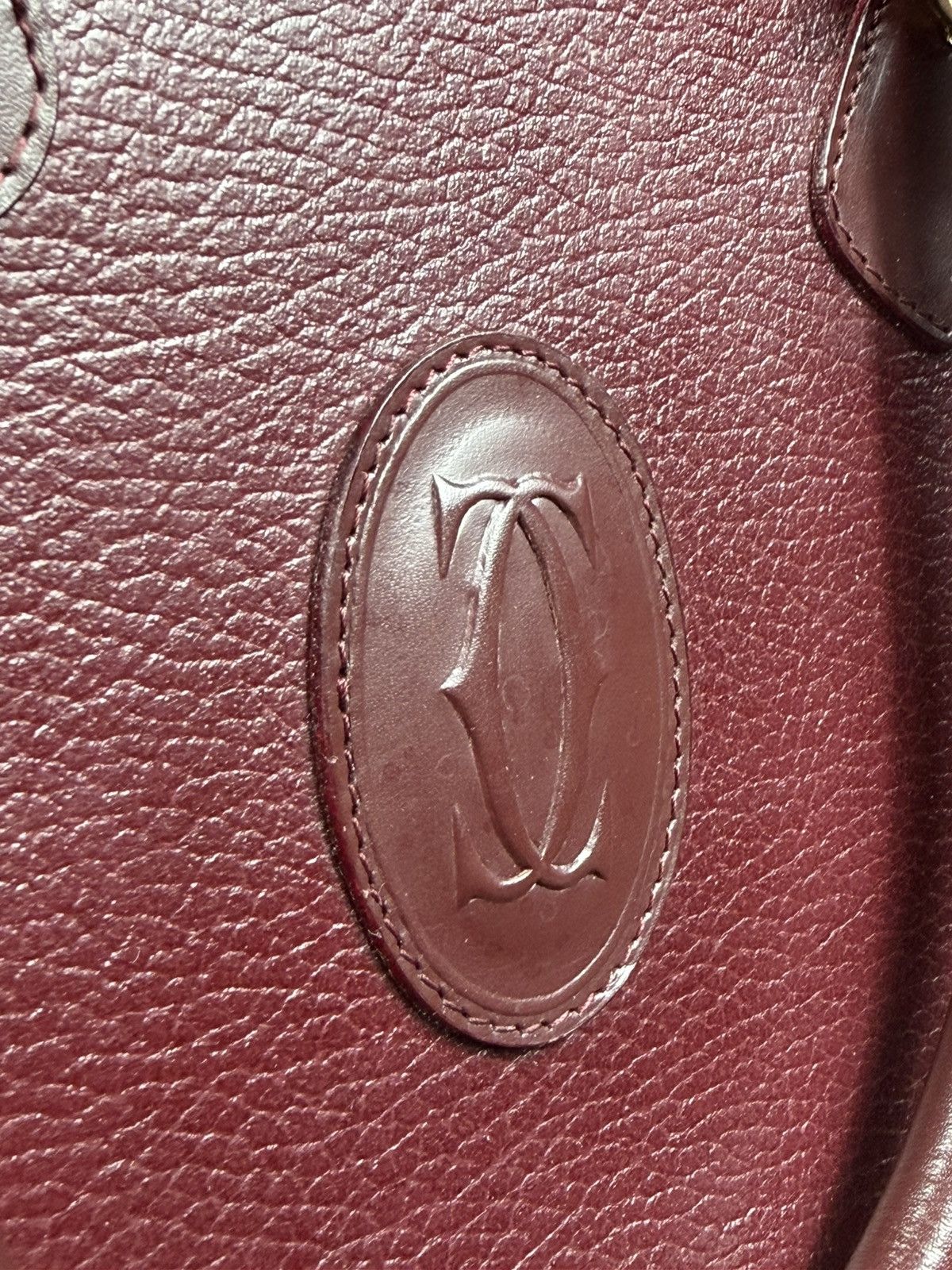 Cartier Cartier Logo Leather hand bag Size ONE SIZE - 11 Thumbnail