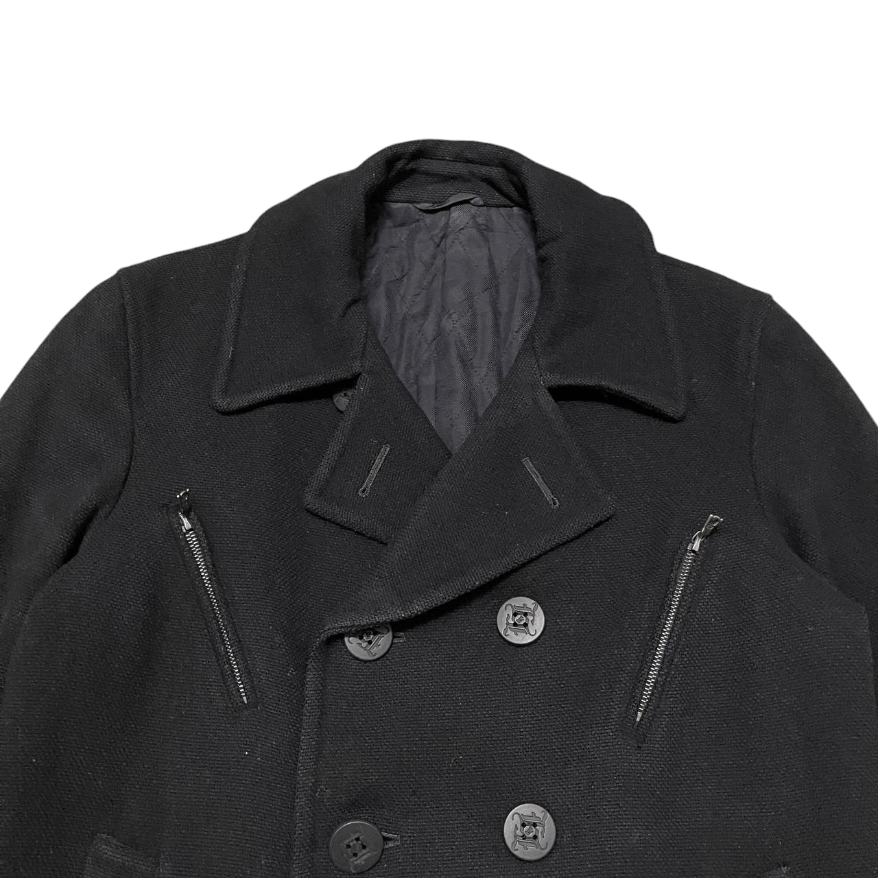 Lounge Lizard Lounge Lizard Wool Coat Double Breasted Size US M / EU 48-50 / 2 - 2 Thumbnail